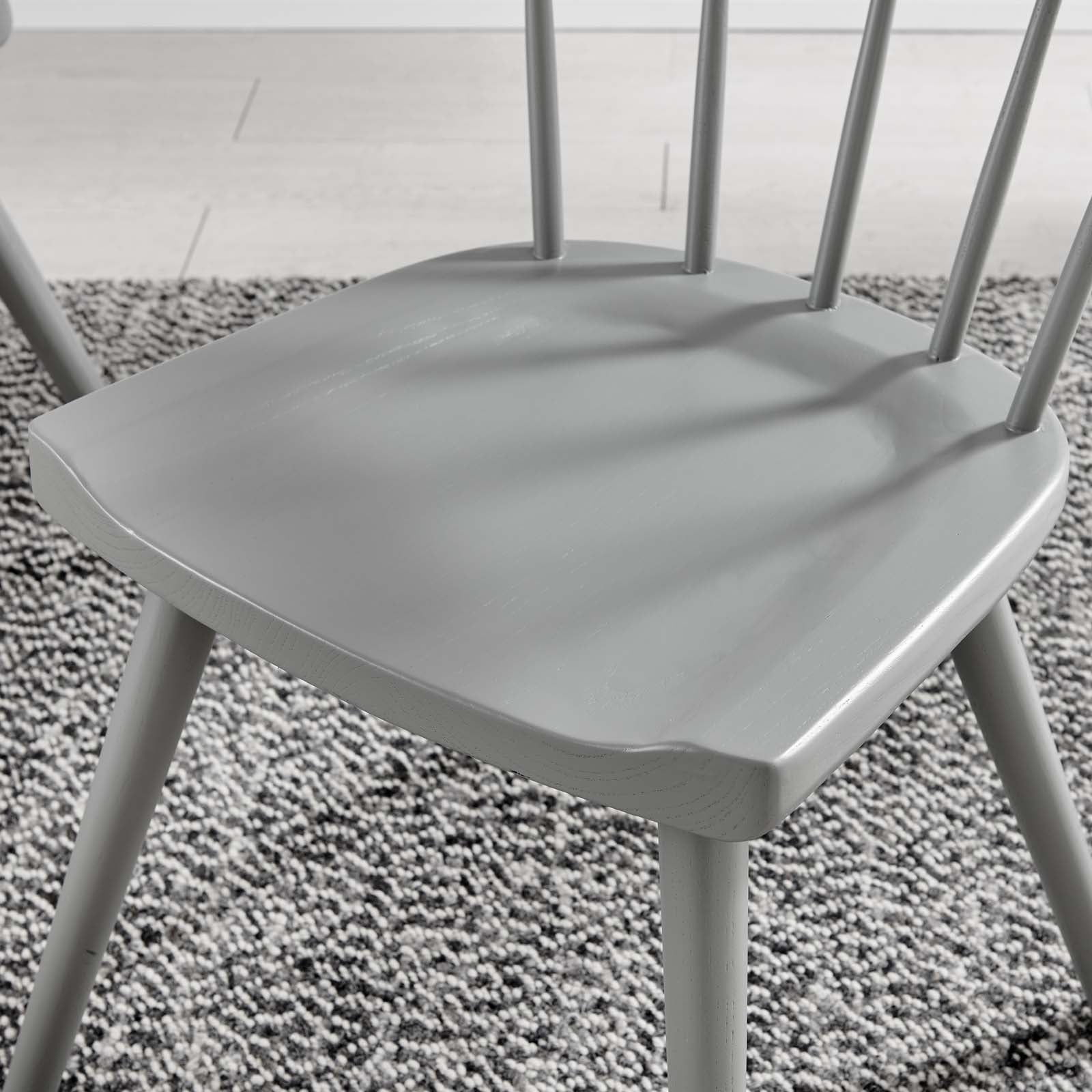 Modway Dining Chairs - Sutter Wood Dining Side Chair Light Gray