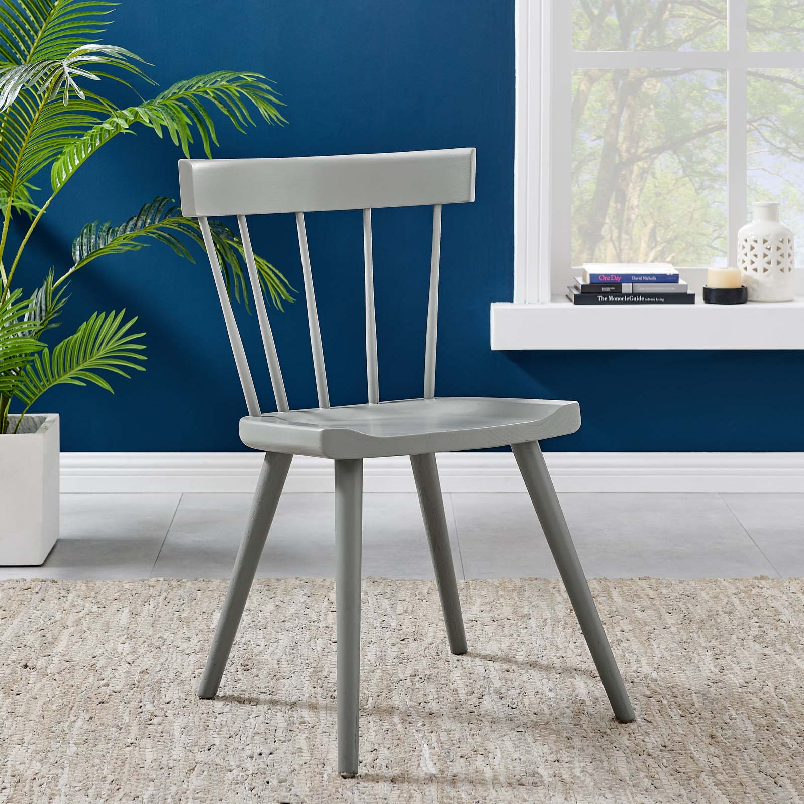 Modway Dining Chairs - Sutter Wood Dining Side Chair Light Gray