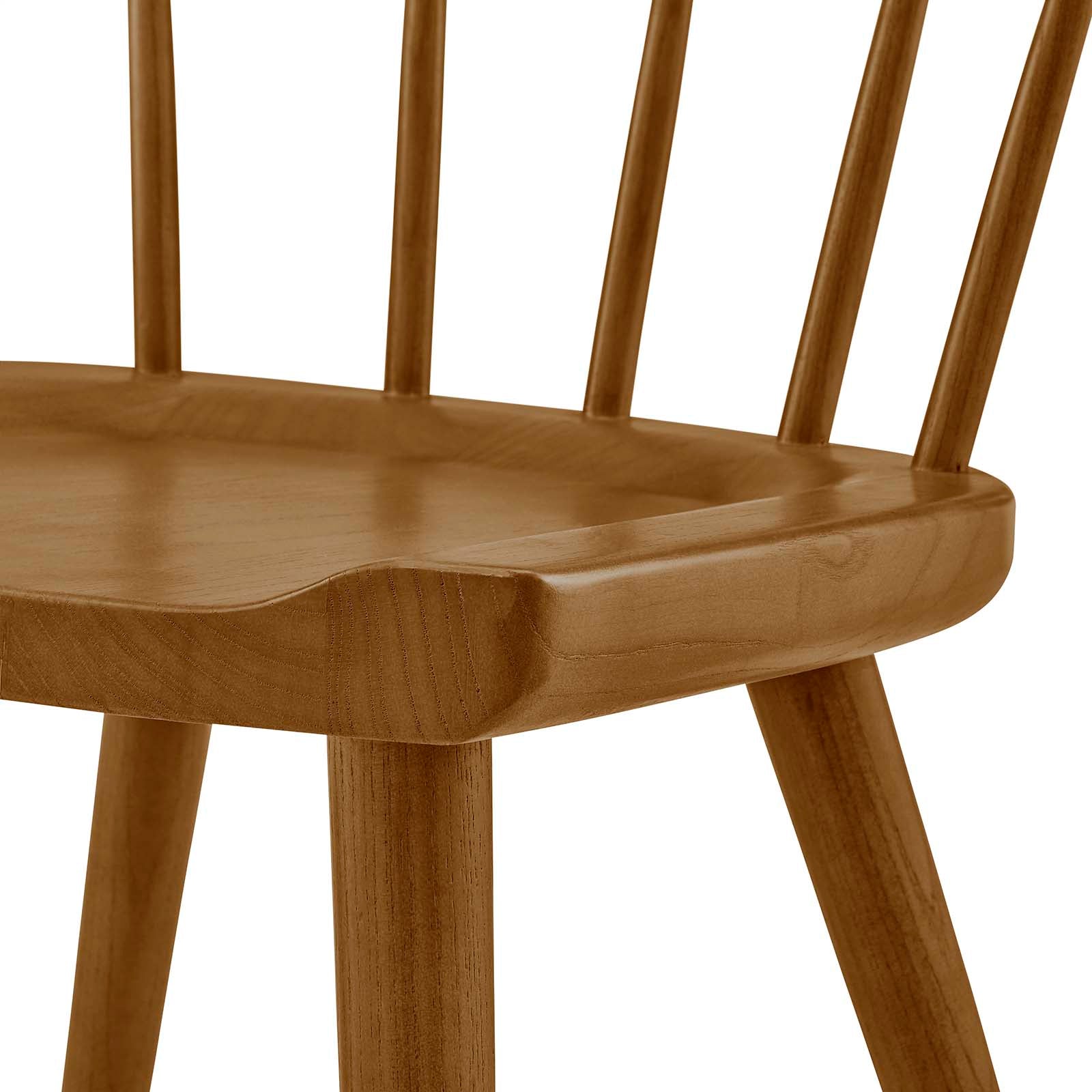 Modway Dining Chairs - Sutter Wood Dining Side Chair Walnut