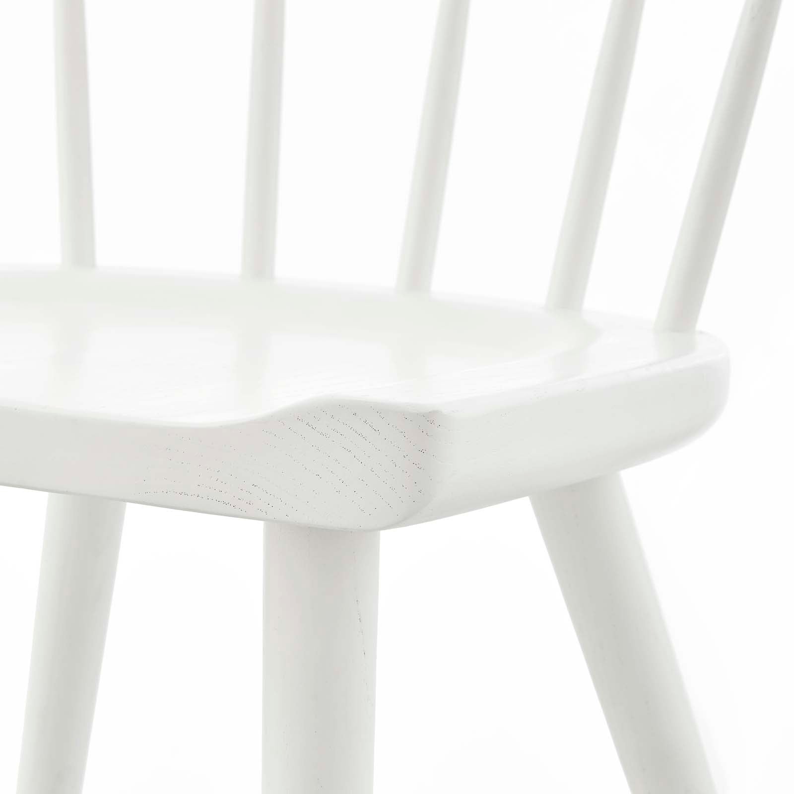 Modway Dining Chairs - Sutter Wood Dining Side Chair White