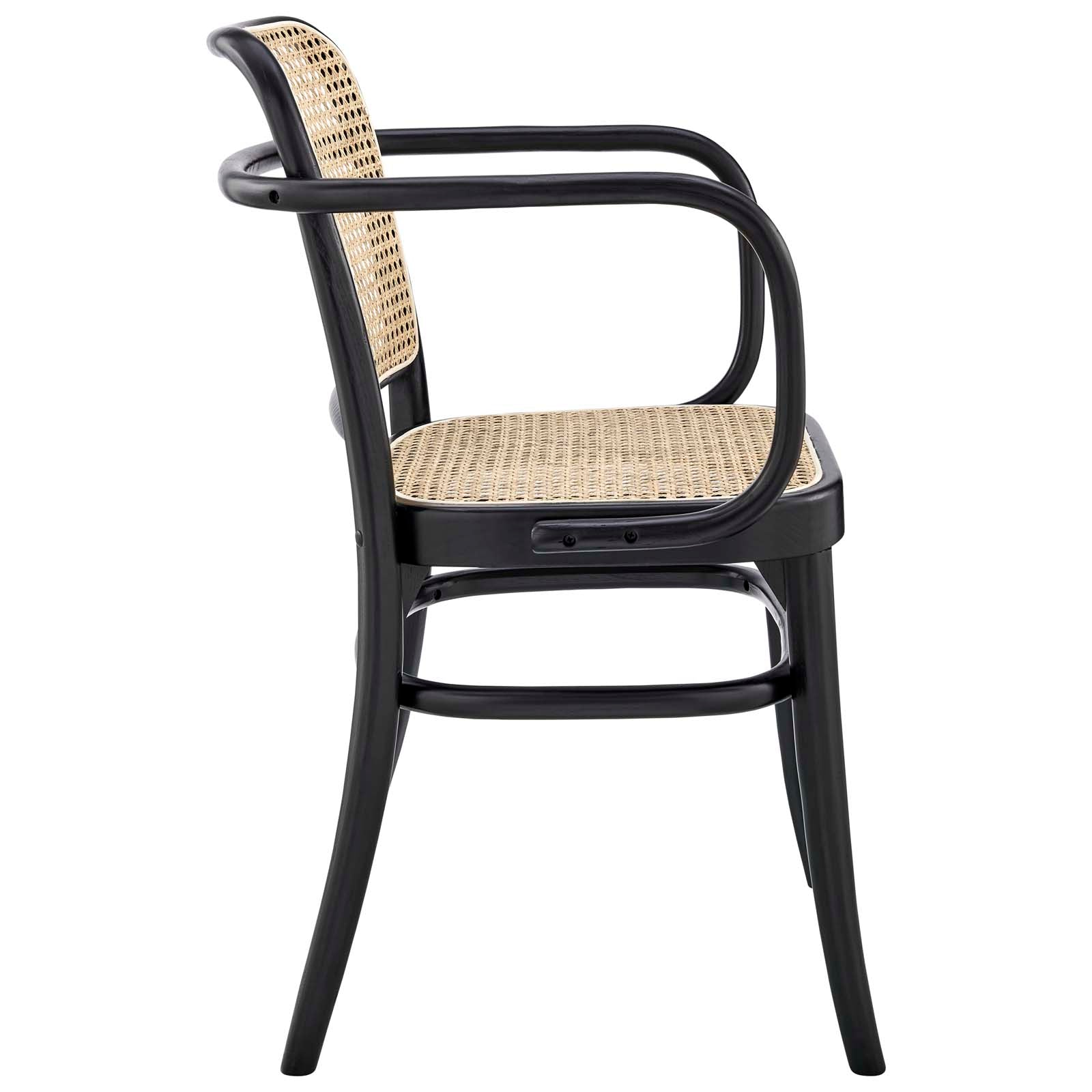 Modway Dining Chairs - Winona Wood Dining Chair Black