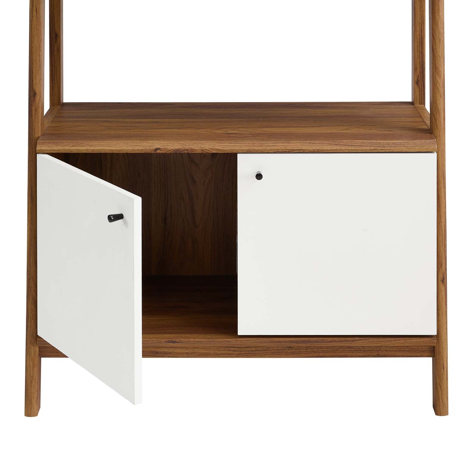 Modway Bookcases & Display Units - Bixby 33" Bookshelf Walnut White