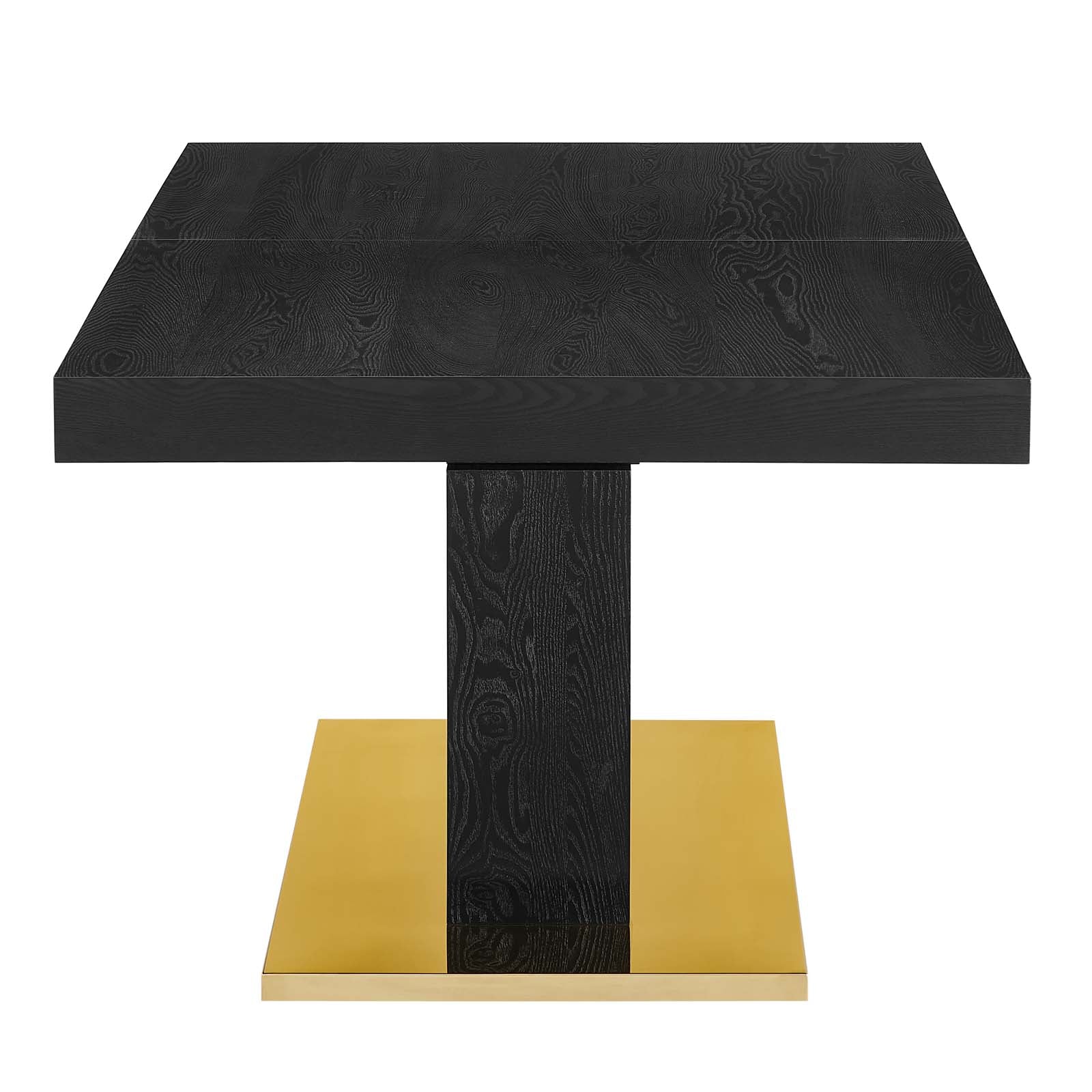 Modway Dining Tables - Vector-Expandable-Dining-Table-Black-Gold