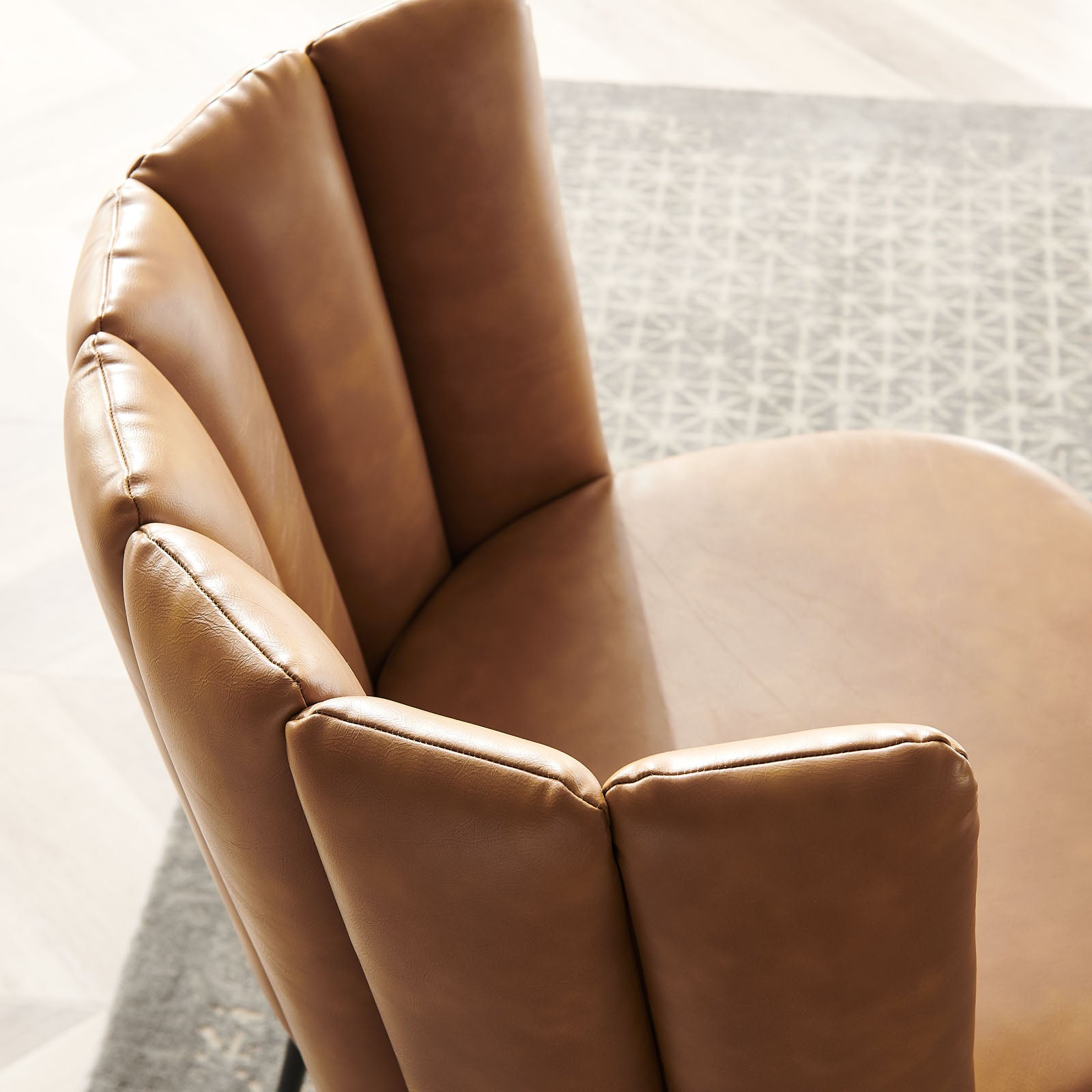 Virtue-Vegan-Leather-Dining-Chair-Set-of-2-Black-Tan