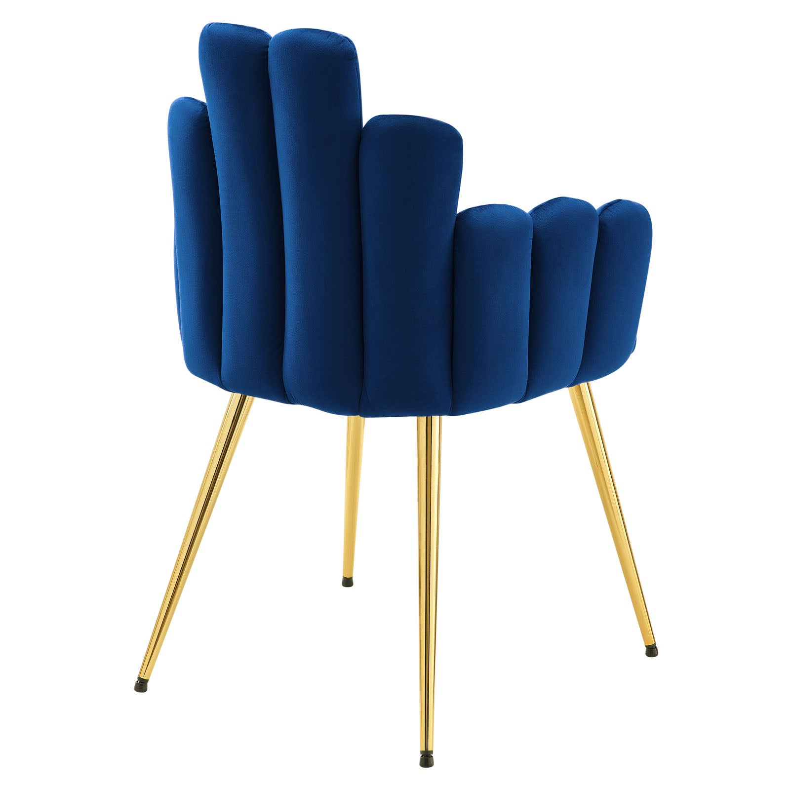 Modway Dining Chairs - Viceroy Performance Velvet Dining Chair Set of 2 Gold Navy