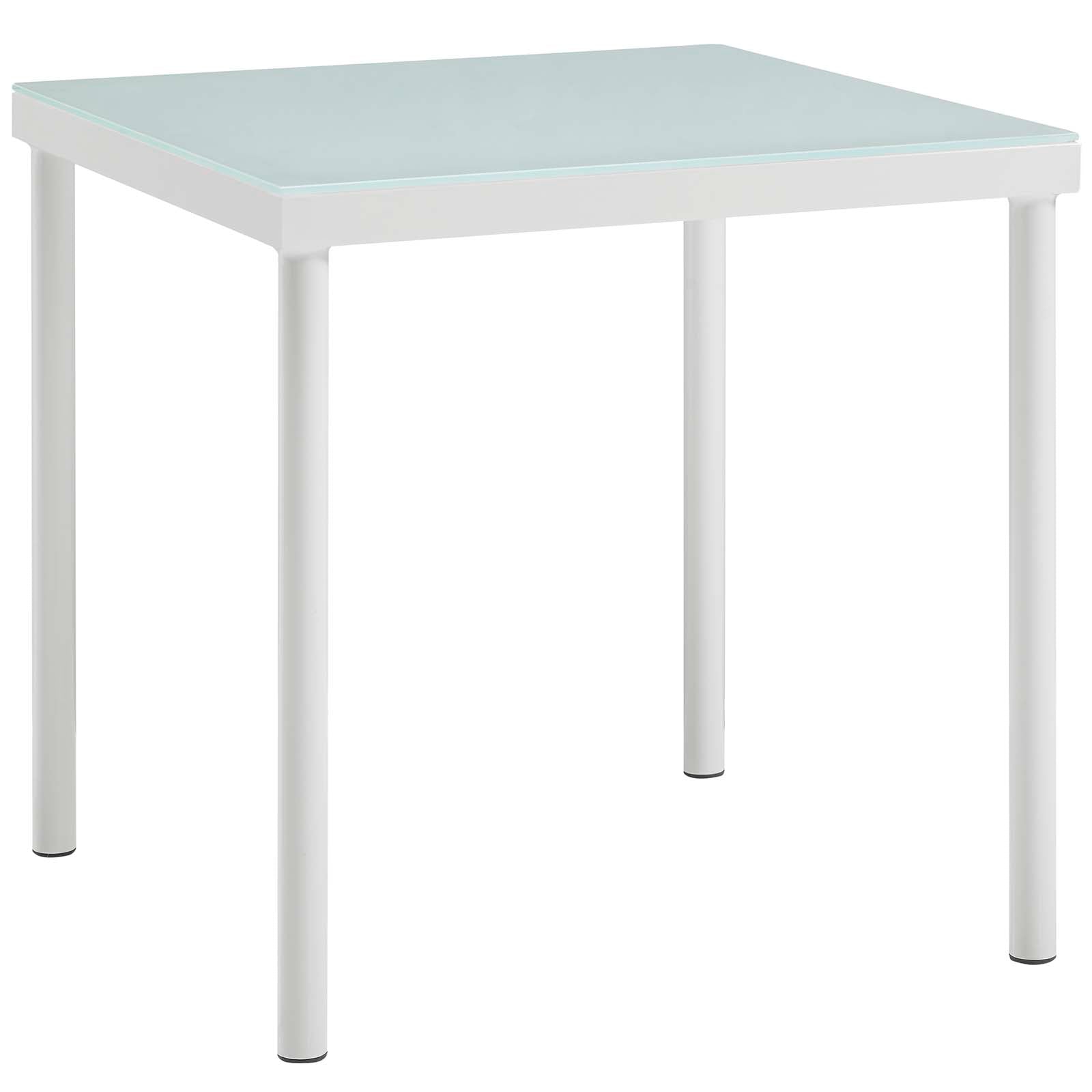 Modway Outdoor Conversation Sets - Harmony 3-Piece Sunbrella Outdoor Patio Aluminum Seating Set White Gray