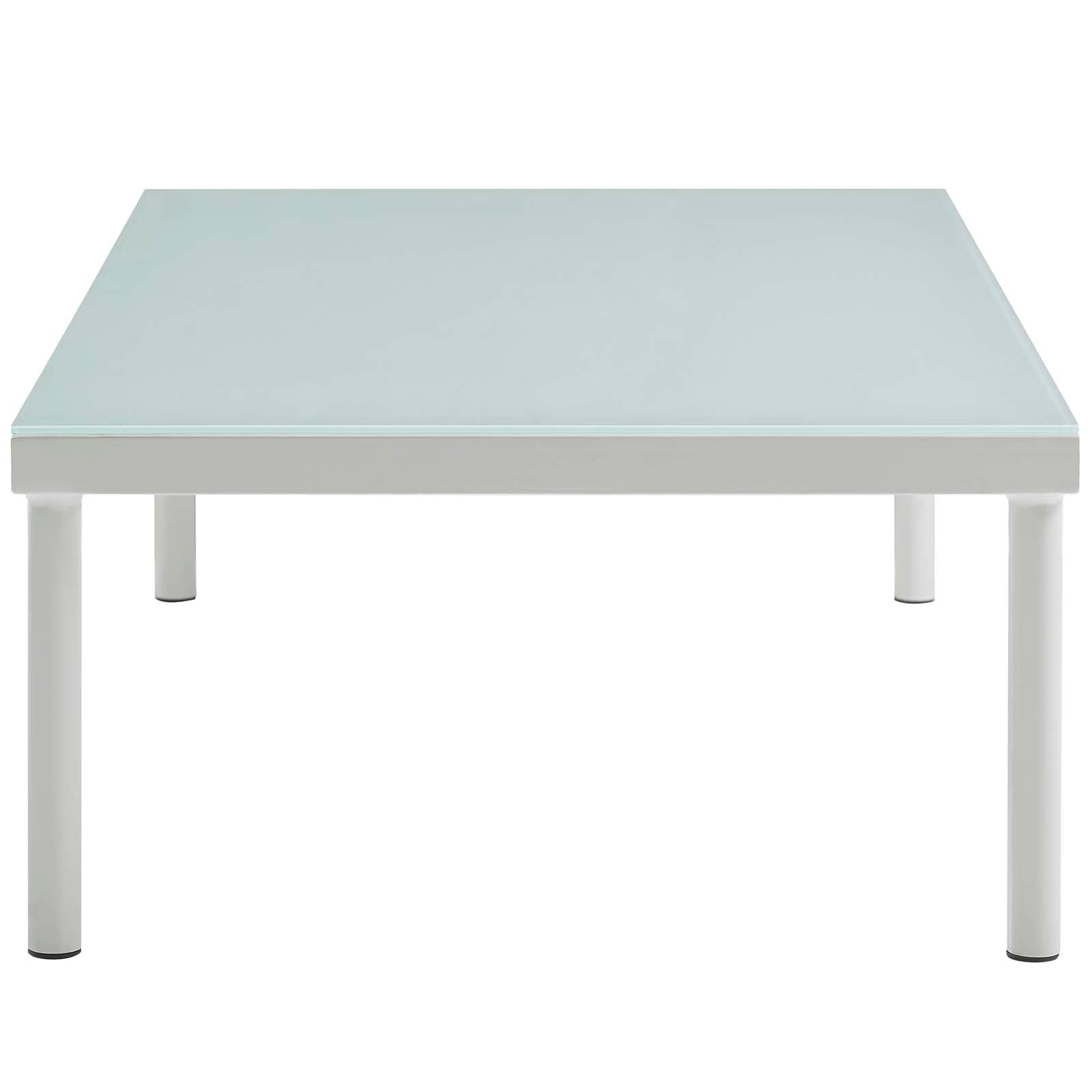 Modway Outdoor Conversation Sets - Harmony 4 Piece Sunbrella Outdoor Patio Aluminum Seating Set Gray