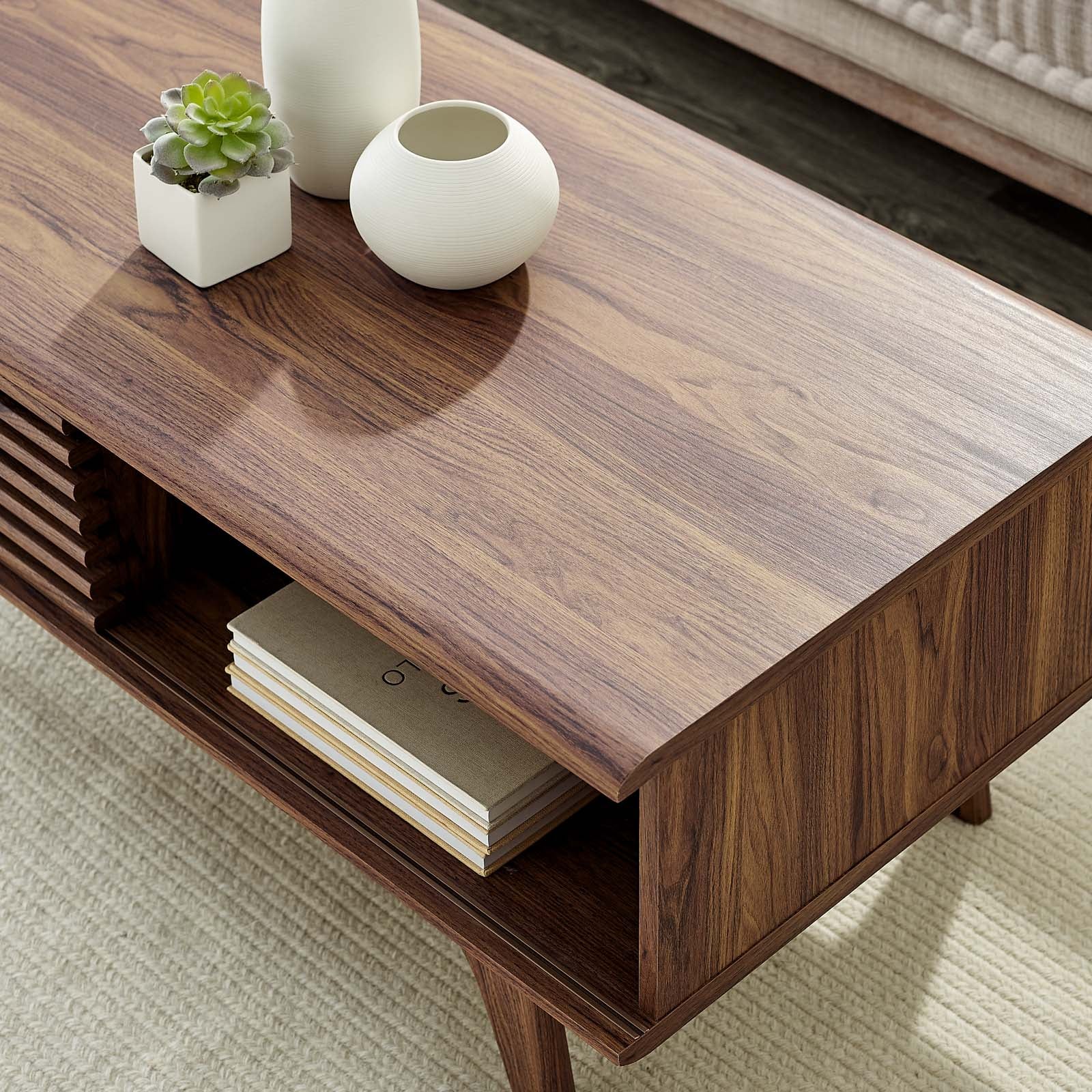 Modway Coffee Tables - Render Coffee Table Walnut