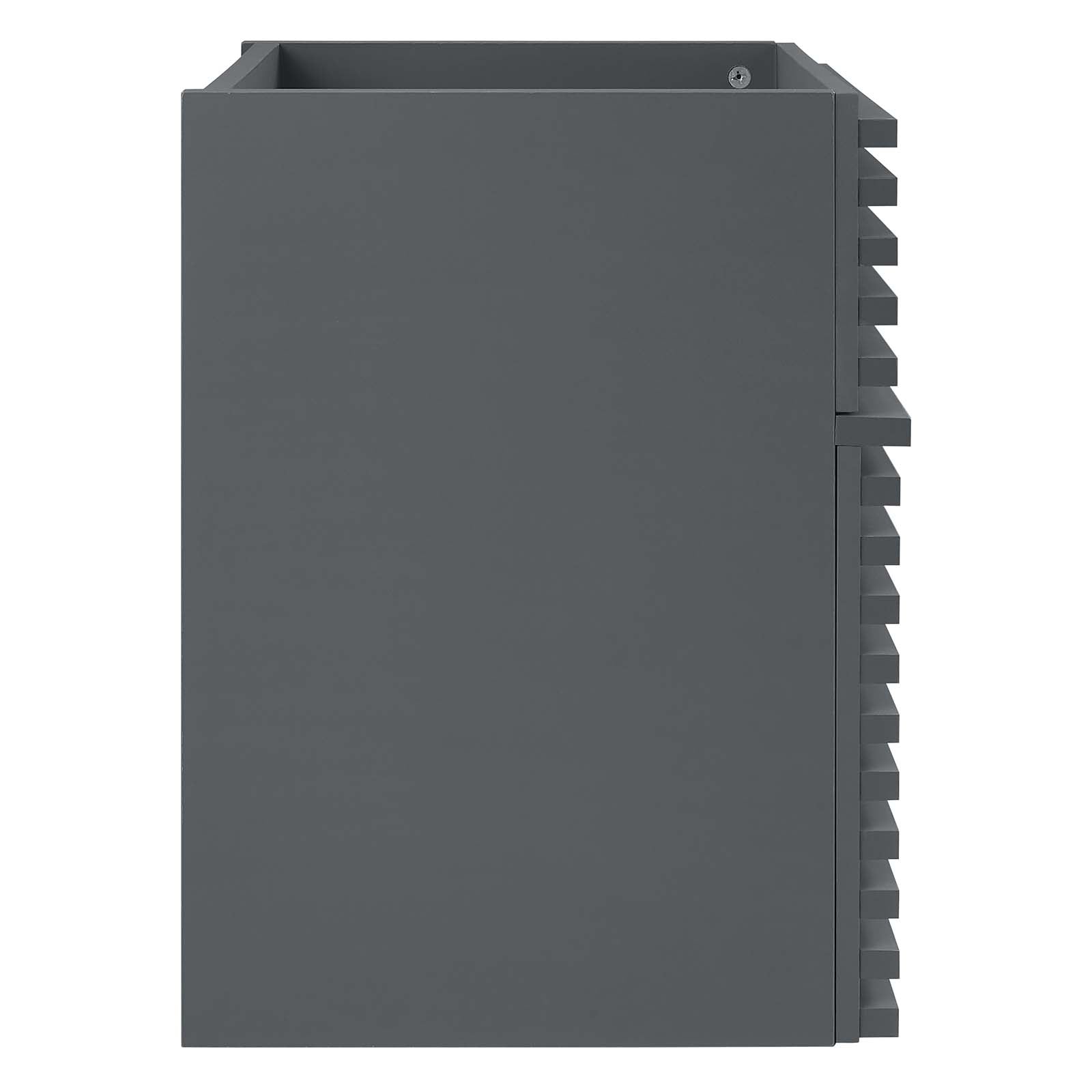 Modway Bathroom Vanity - Render 18" Wall-Mount Bathroom Vanity Cabinet Gray
