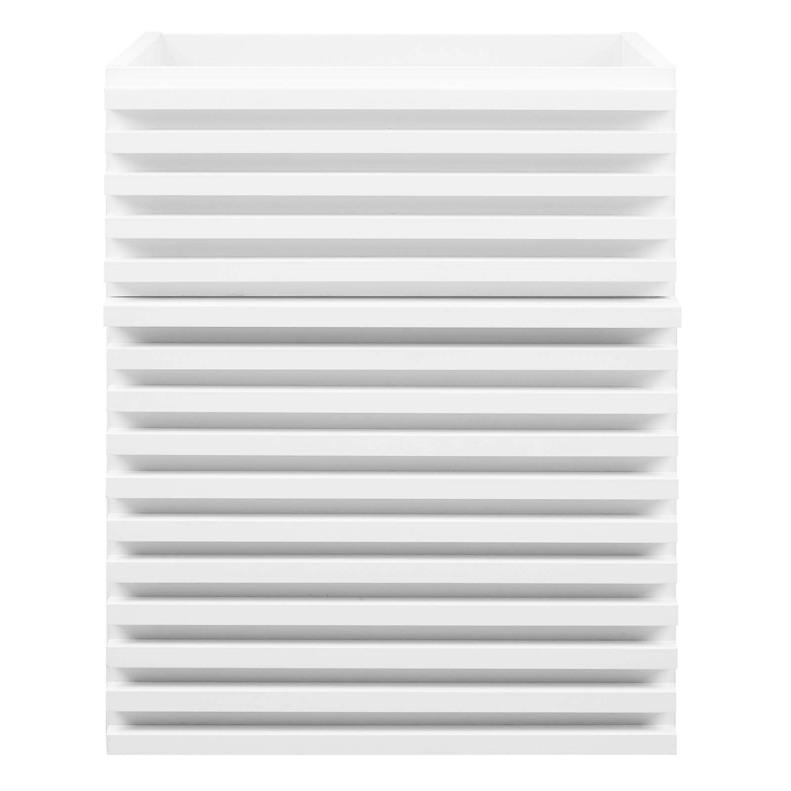 Modway Bathroom Vanity - Render 18" Wall-Mount Bathroom Vanity Cabinet White