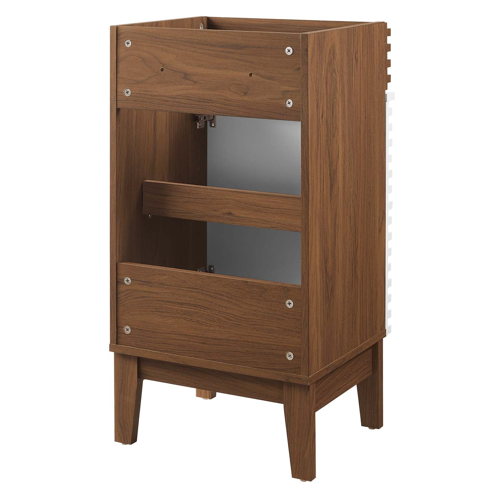 Modway Bathroom Vanity - Render 18" Bathroom Vanity Cabinet White Walnut