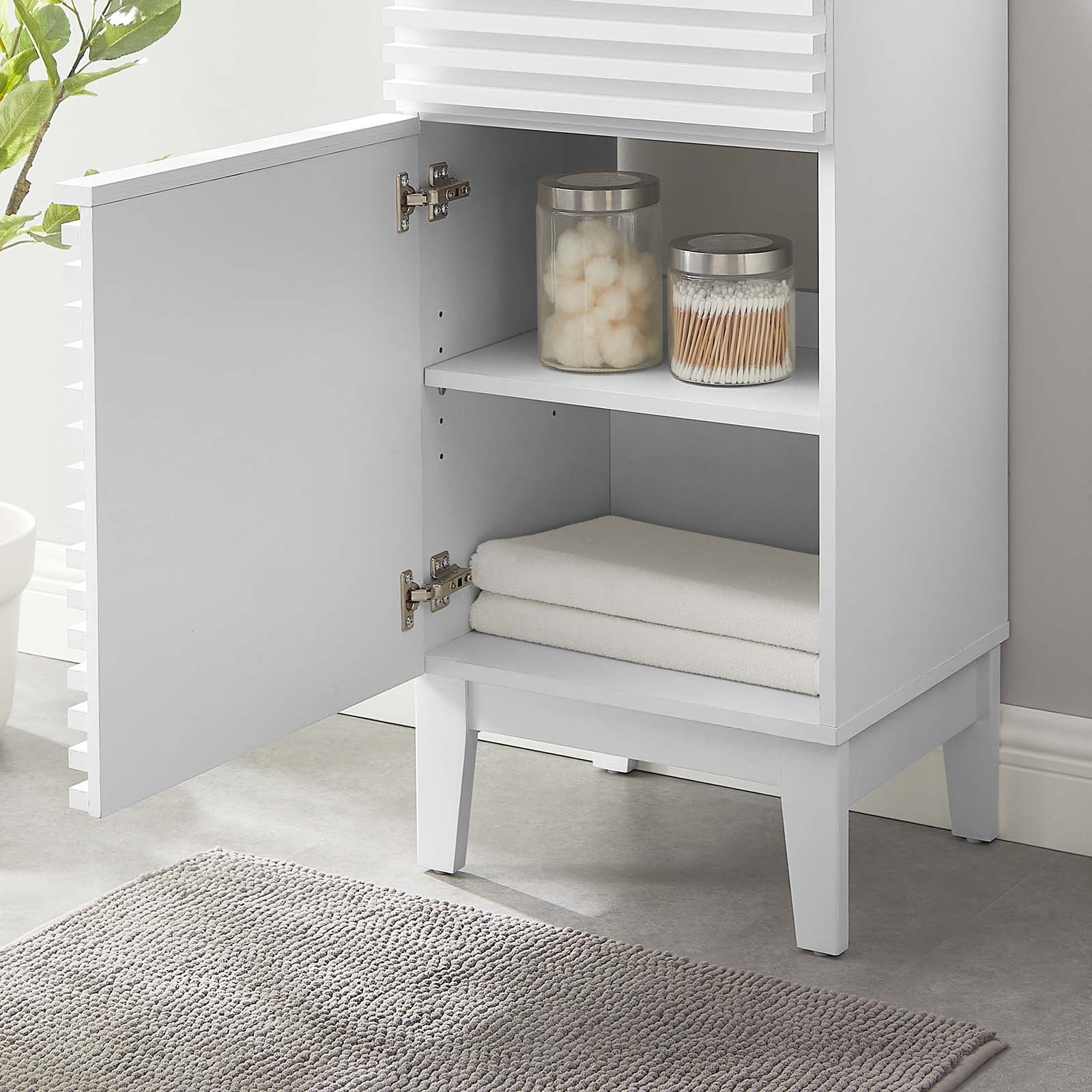 Modway Bathroom Vanity - Render 18" Bathroom Vanity Cabinet White
