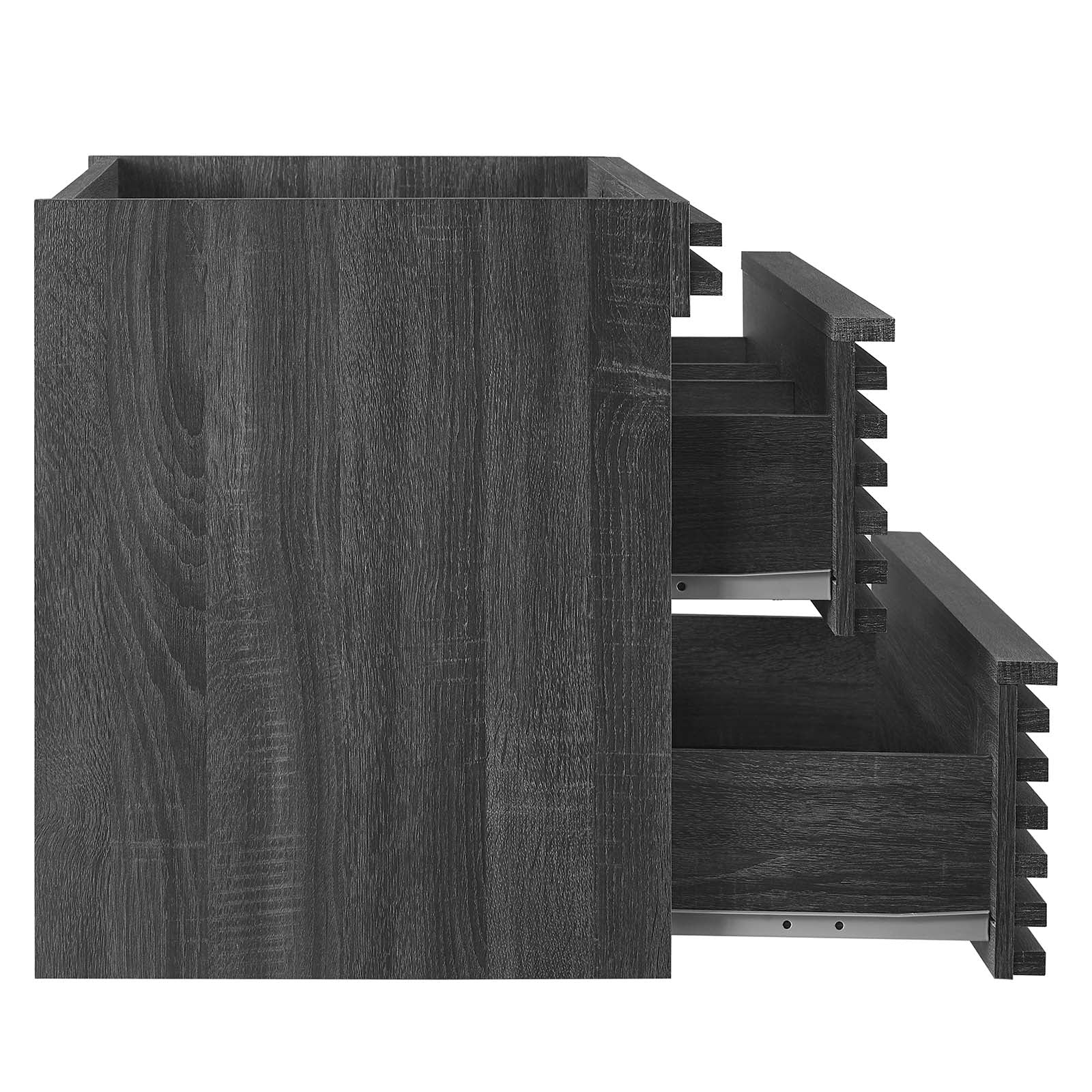 Modway Bathroom Vanity - Render 30" Wall-Mount Bathroom Vanity Charcoal