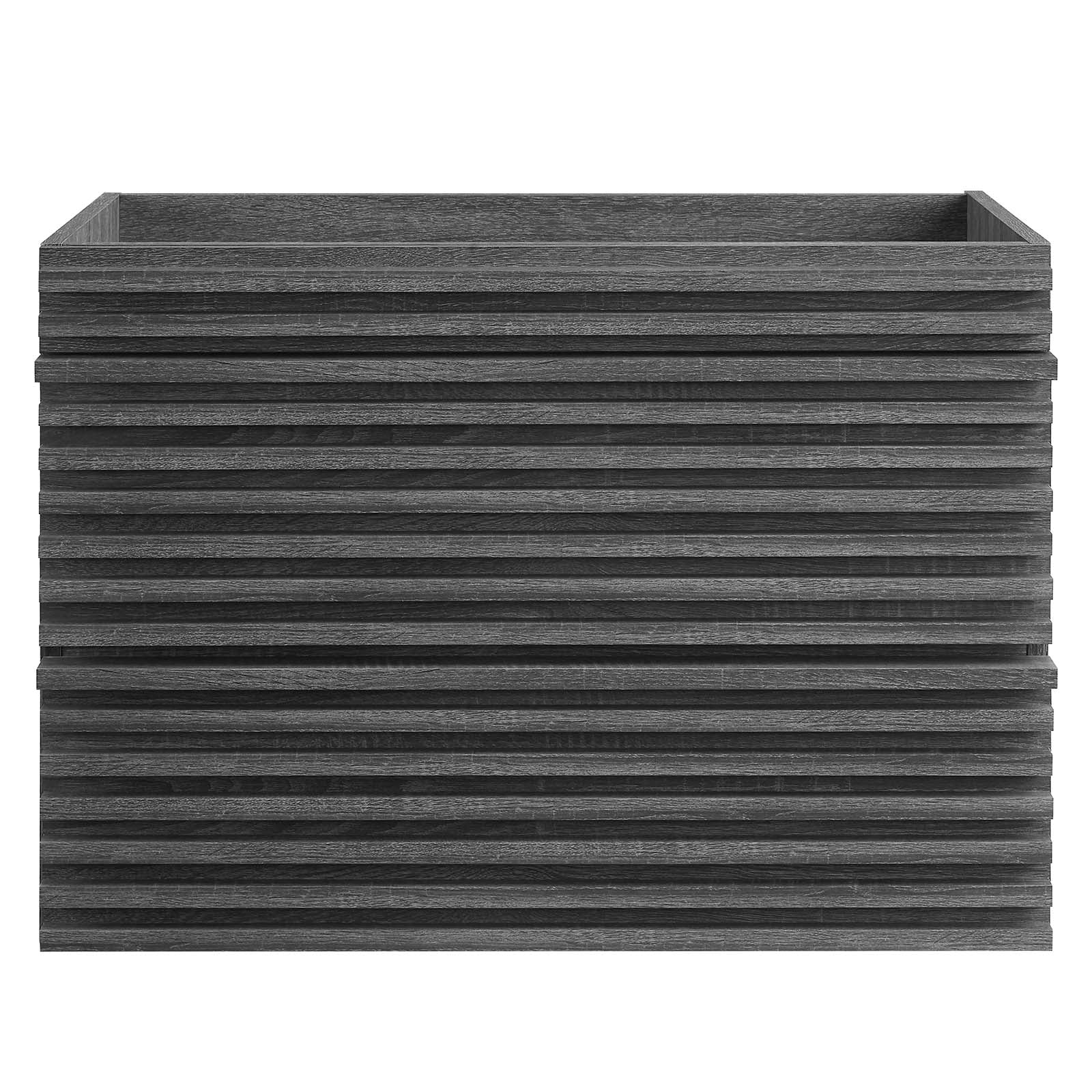 Modway Bathroom Vanity - Render 30" Wall-Mount Bathroom Vanity Charcoal