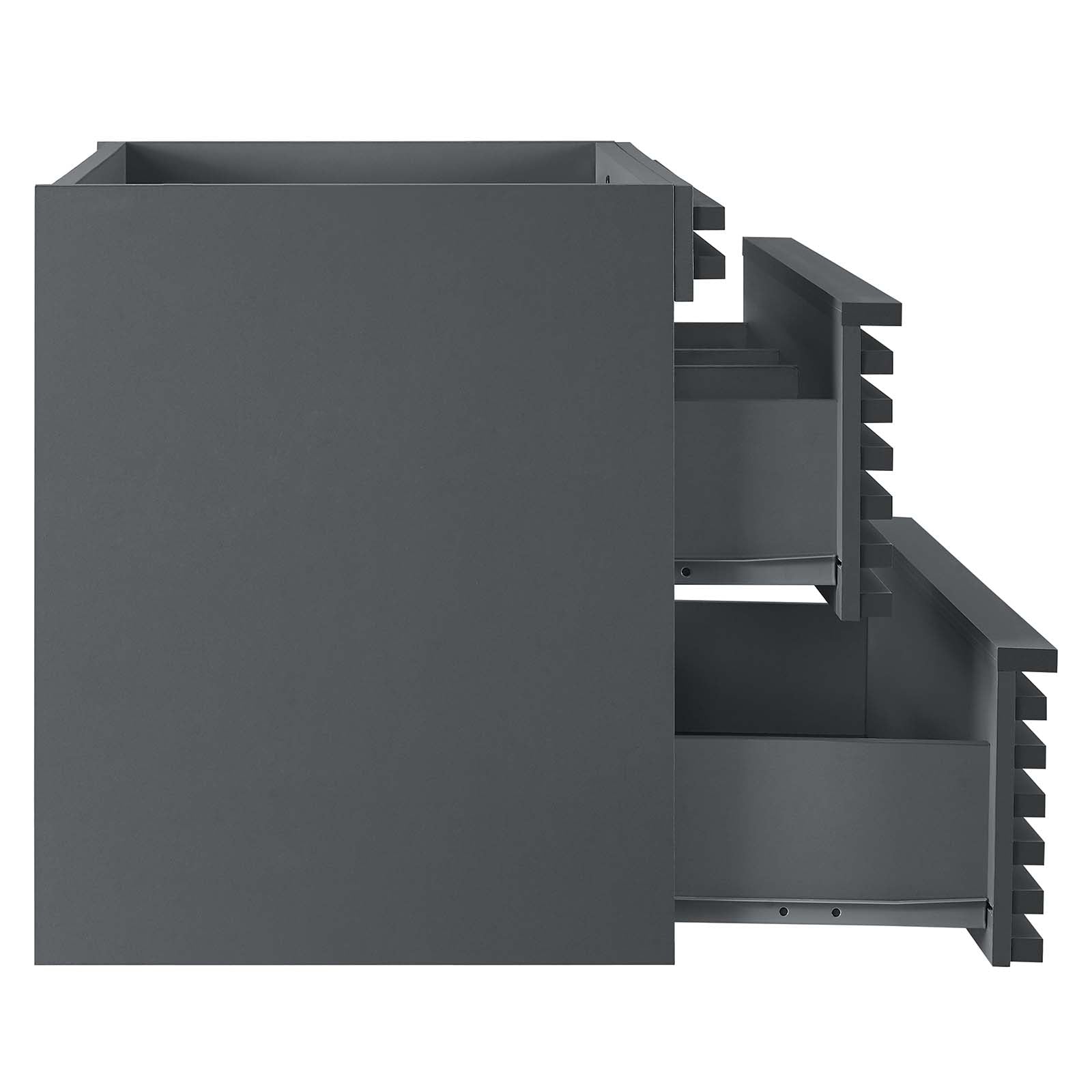 Modway Bathroom Vanity - Render 30" Wall-Mount Bathroom Vanity Gray