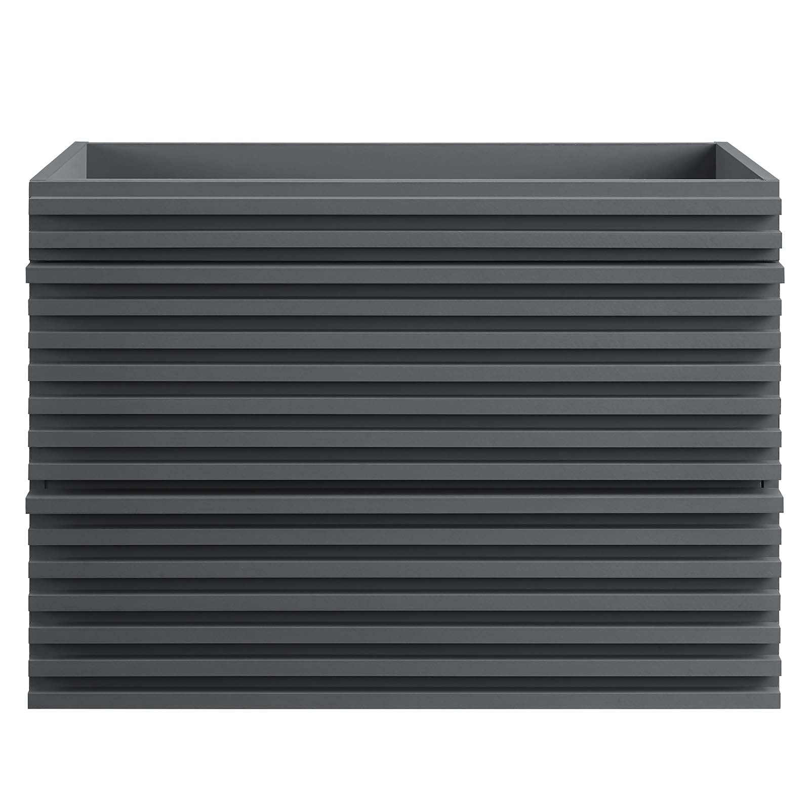 Modway Bathroom Vanity - Render 30" Wall-Mount Bathroom Vanity Gray
