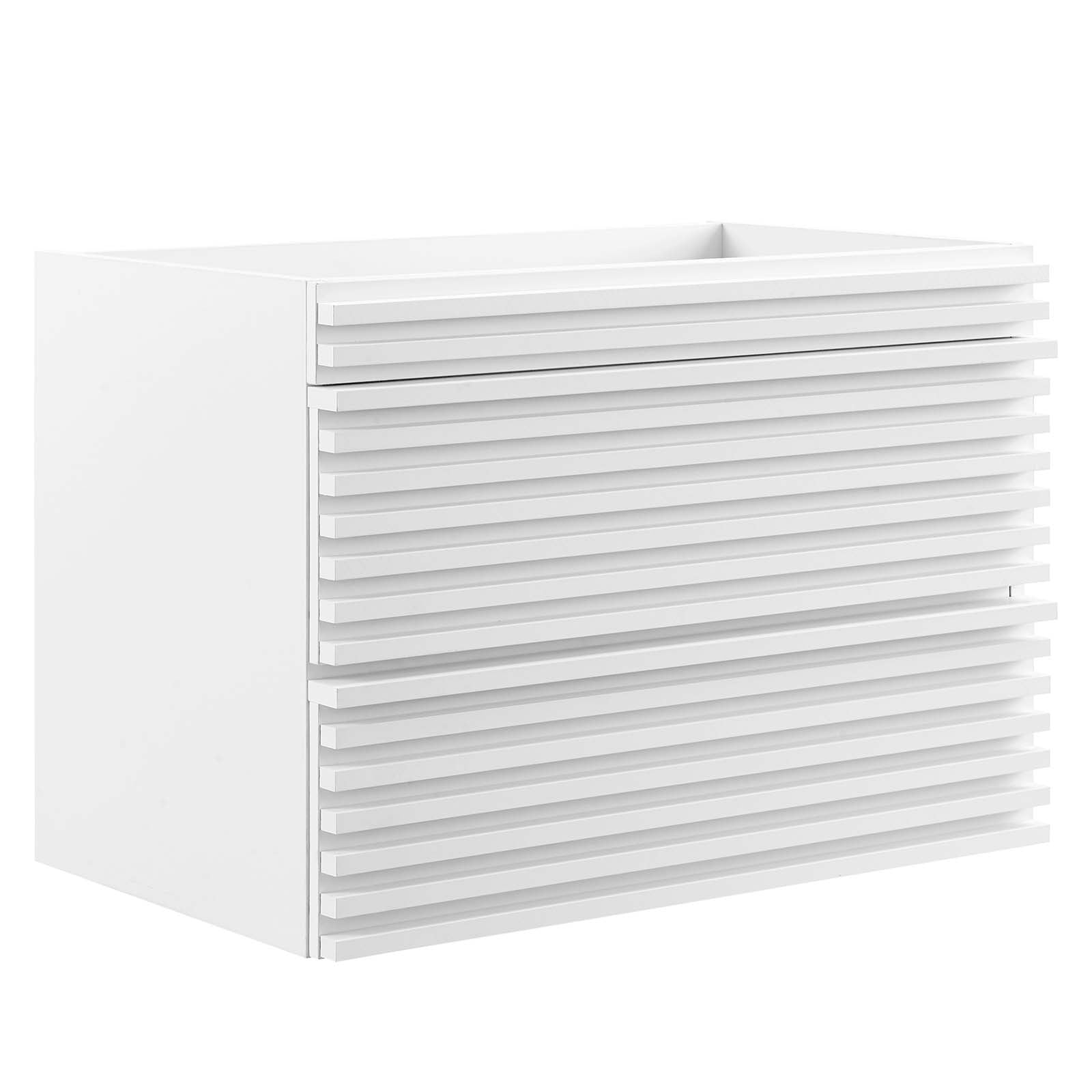 Modway Bathroom Vanity - Render 30" Wall-Mount Bathroom Vanity White