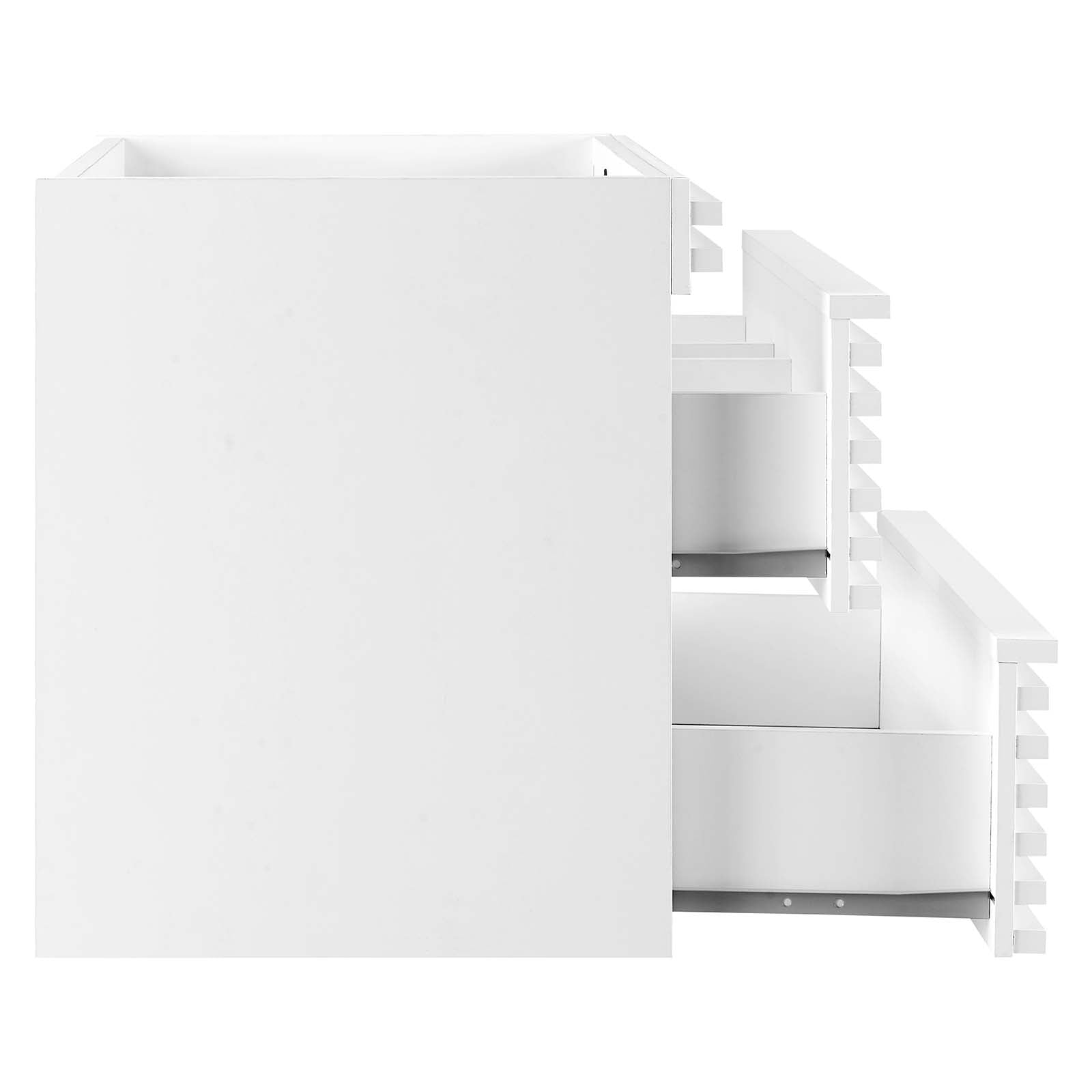 Modway Bathroom Vanity - Render 30" Wall-Mount Bathroom Vanity White