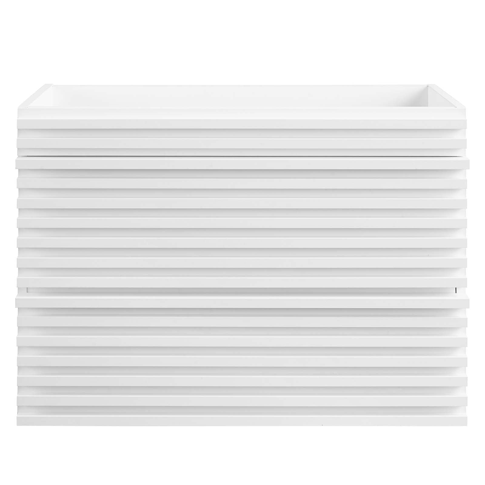Modway Bathroom Vanity - Render 30" Wall-Mount Bathroom Vanity White