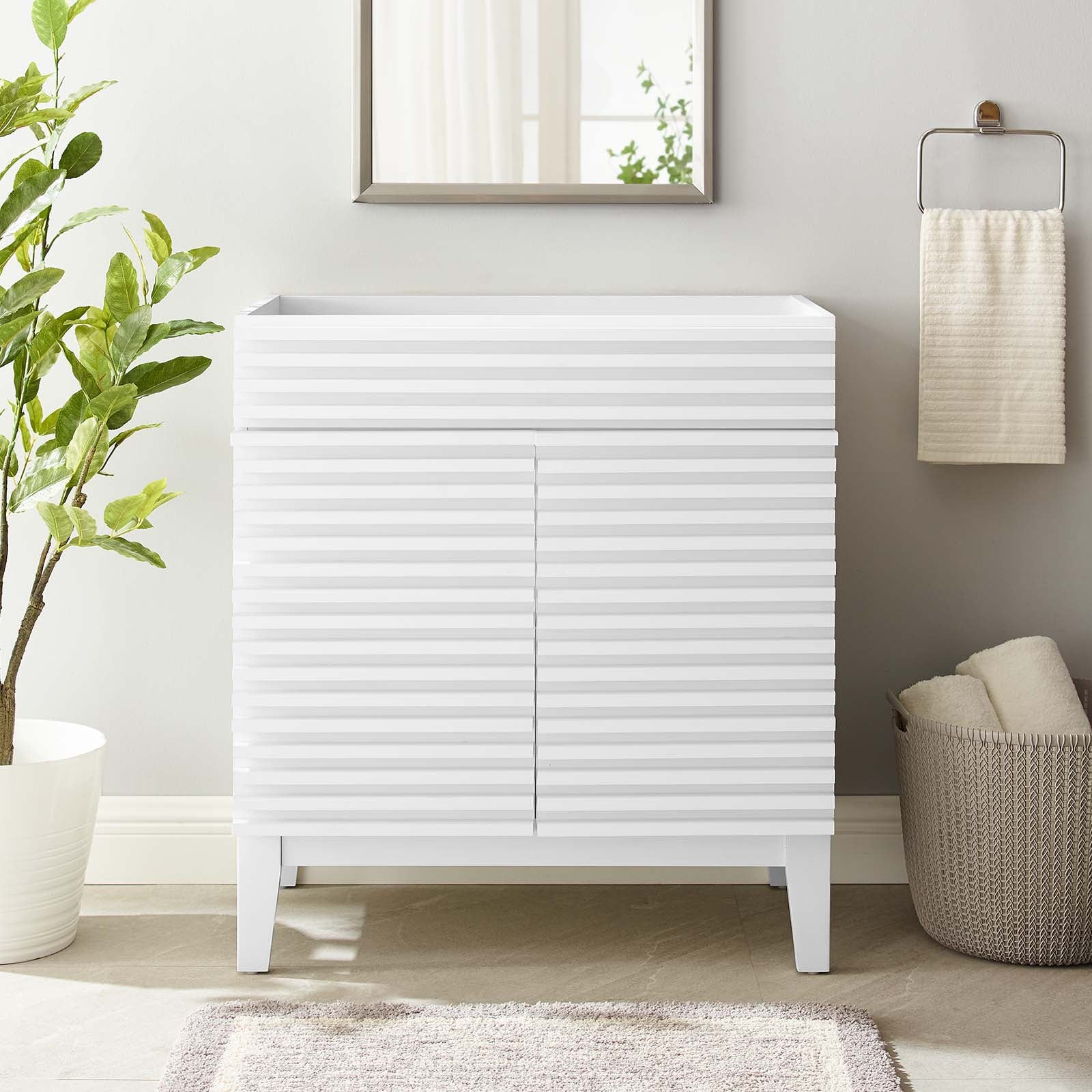 Modway Bathroom Vanity - Render 30" Bathroom Vanity Cabinet White