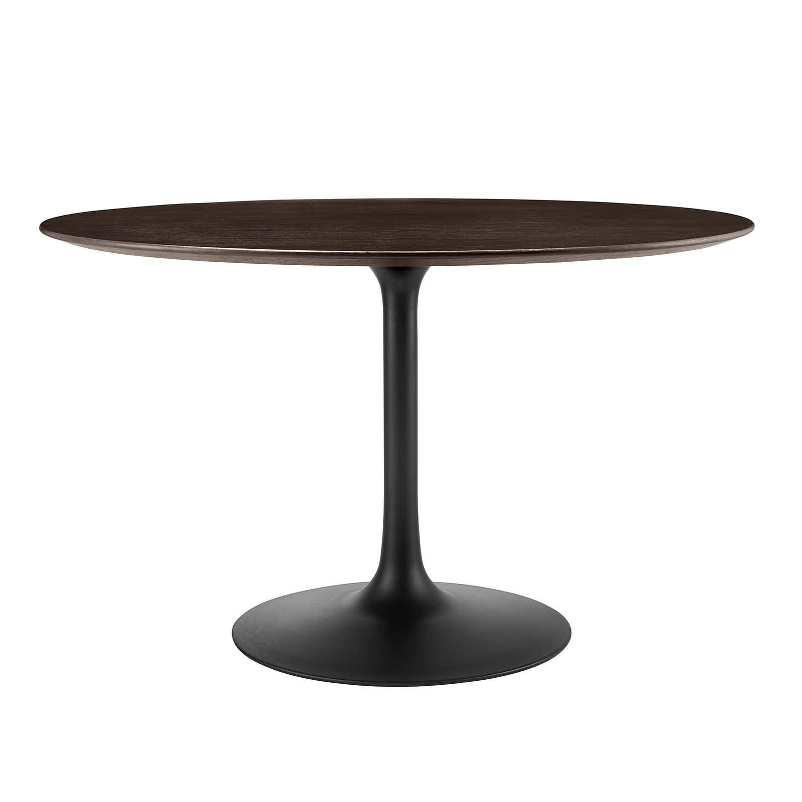 Modway Dining Tables - Lippa-47"-Round-Wood-Grain-Dining-Table-Black-Cherry-Walnut