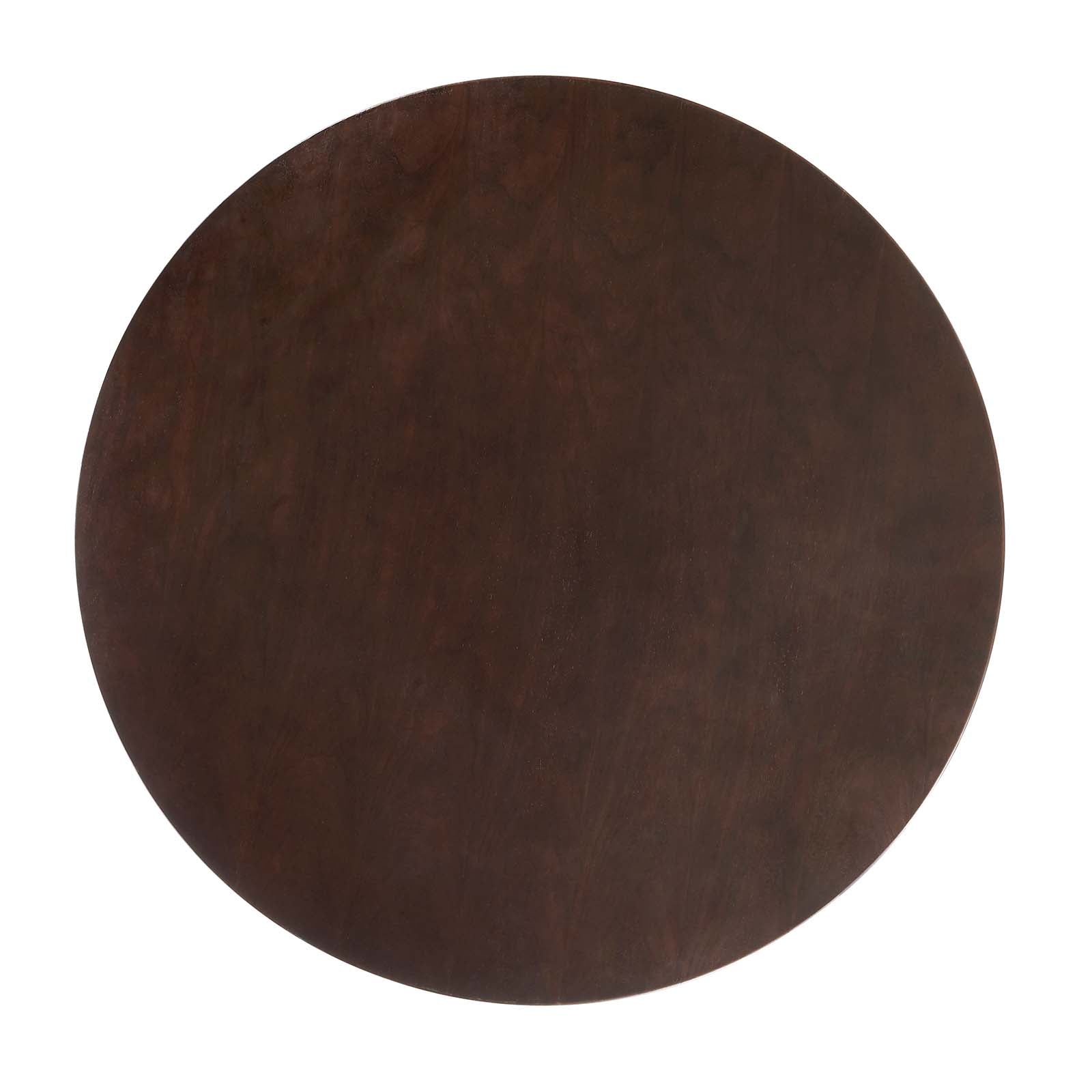 Modway Dining Tables - Lippa-60"-Round-Wood-Grain-Dining-Table-Black-Cherry-Walnut