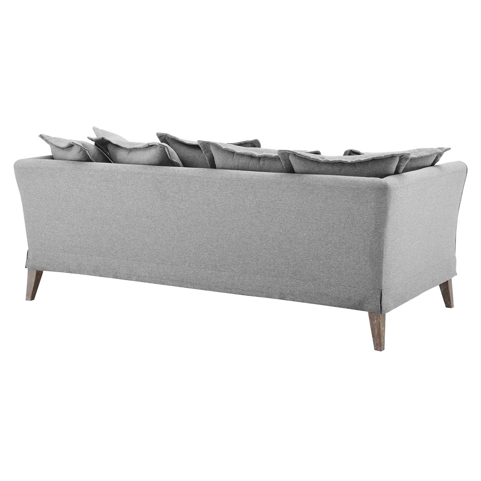 Modway Sofas & Couches - Rowan-Fabric-Sofa-Light-Gray