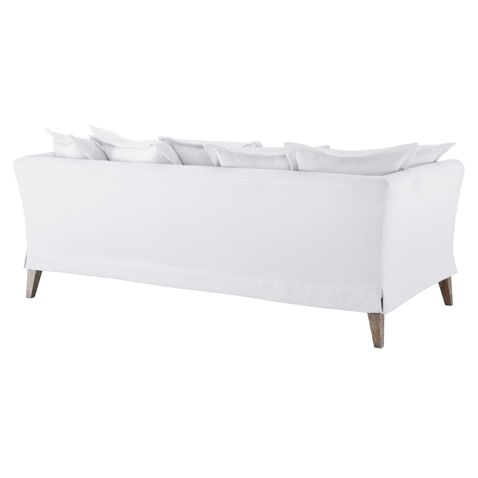 Modway Sofas & Couches - Rowan-Fabric-Sofa-White