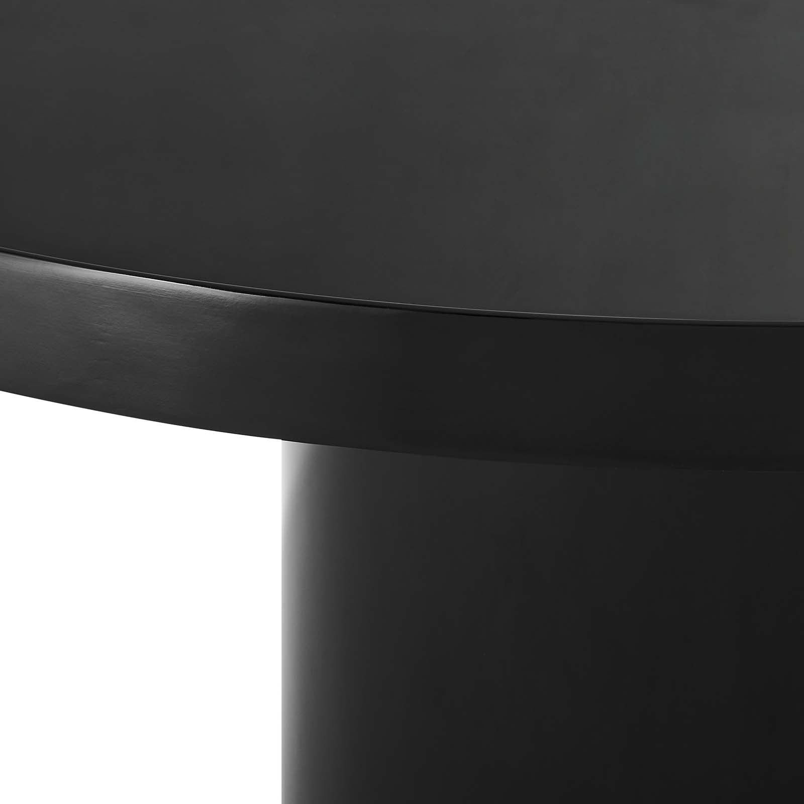Modway Dining Tables - Gratify 60" Round Dining Table Black