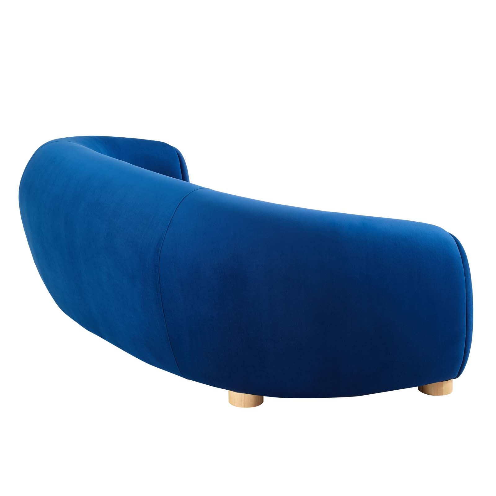 Modway Sofas & Couches - Abundant Performance Velvet Sofa Navy