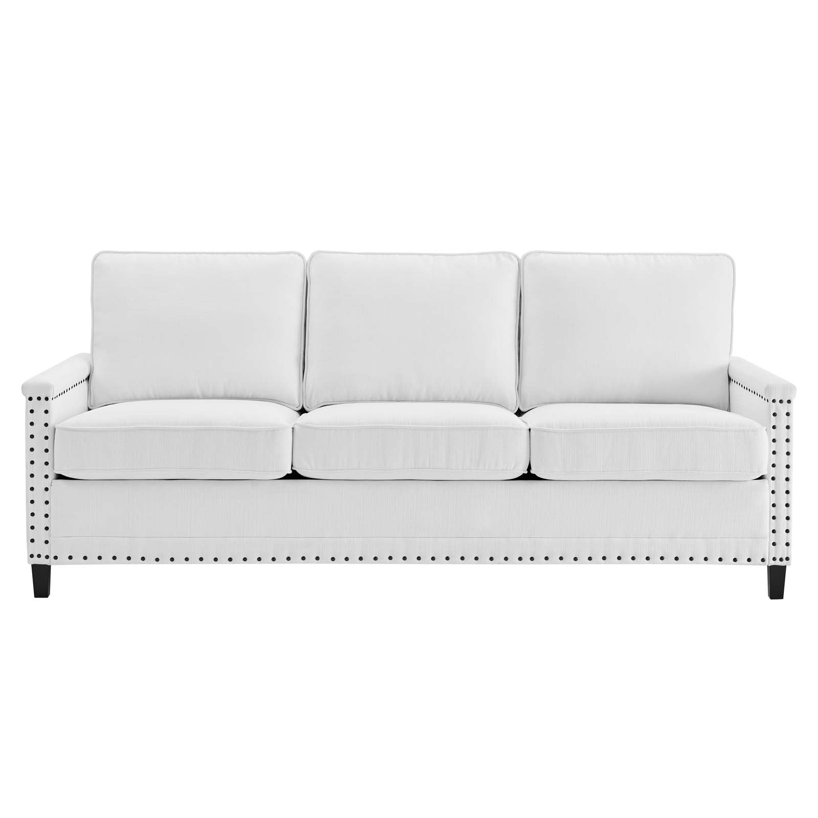 Modway Sofas & Couches - Ashton Upholstered Fabric Sofa White