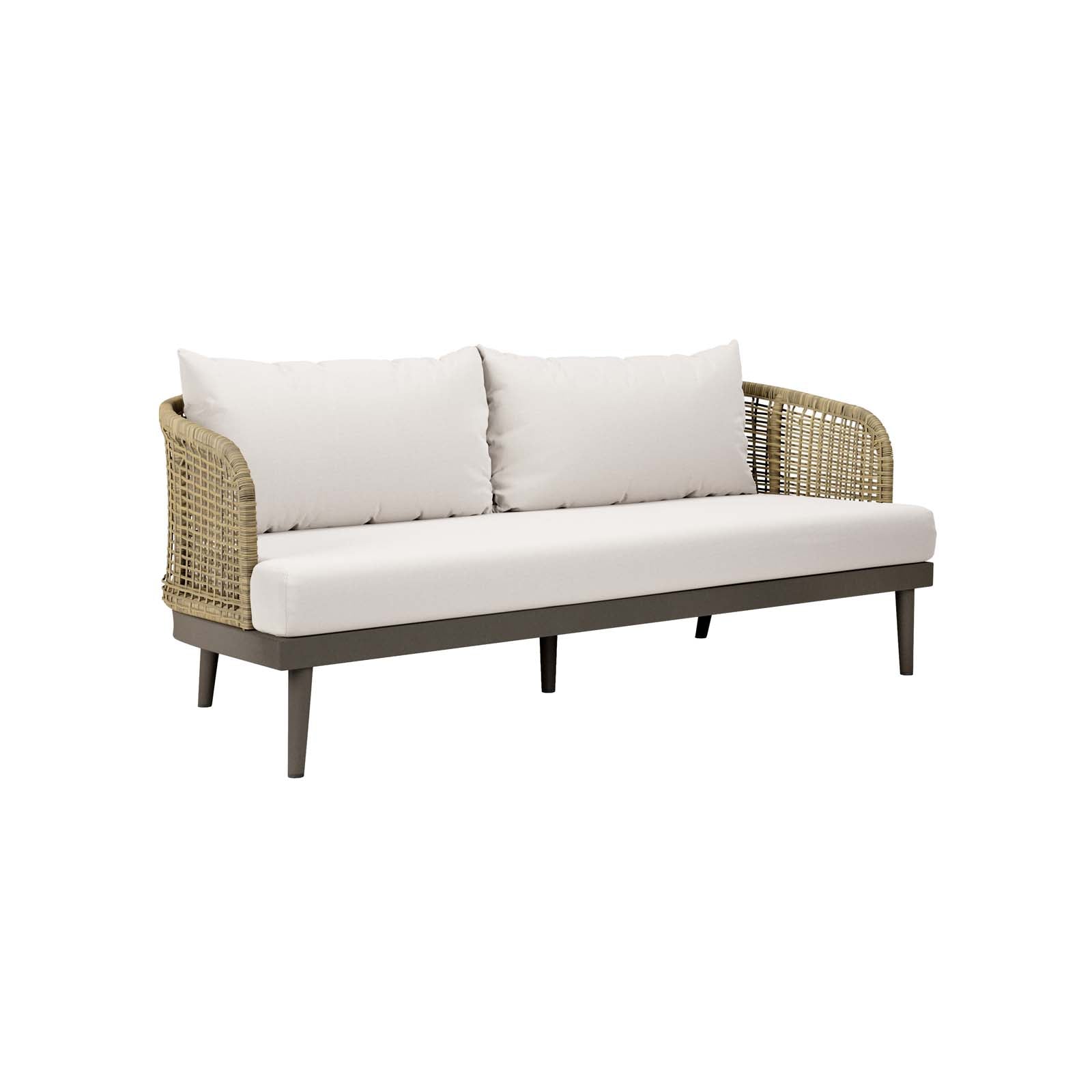 Modway Outdoor Sofas - Meadow Outdoor Patio Sofa Natural White