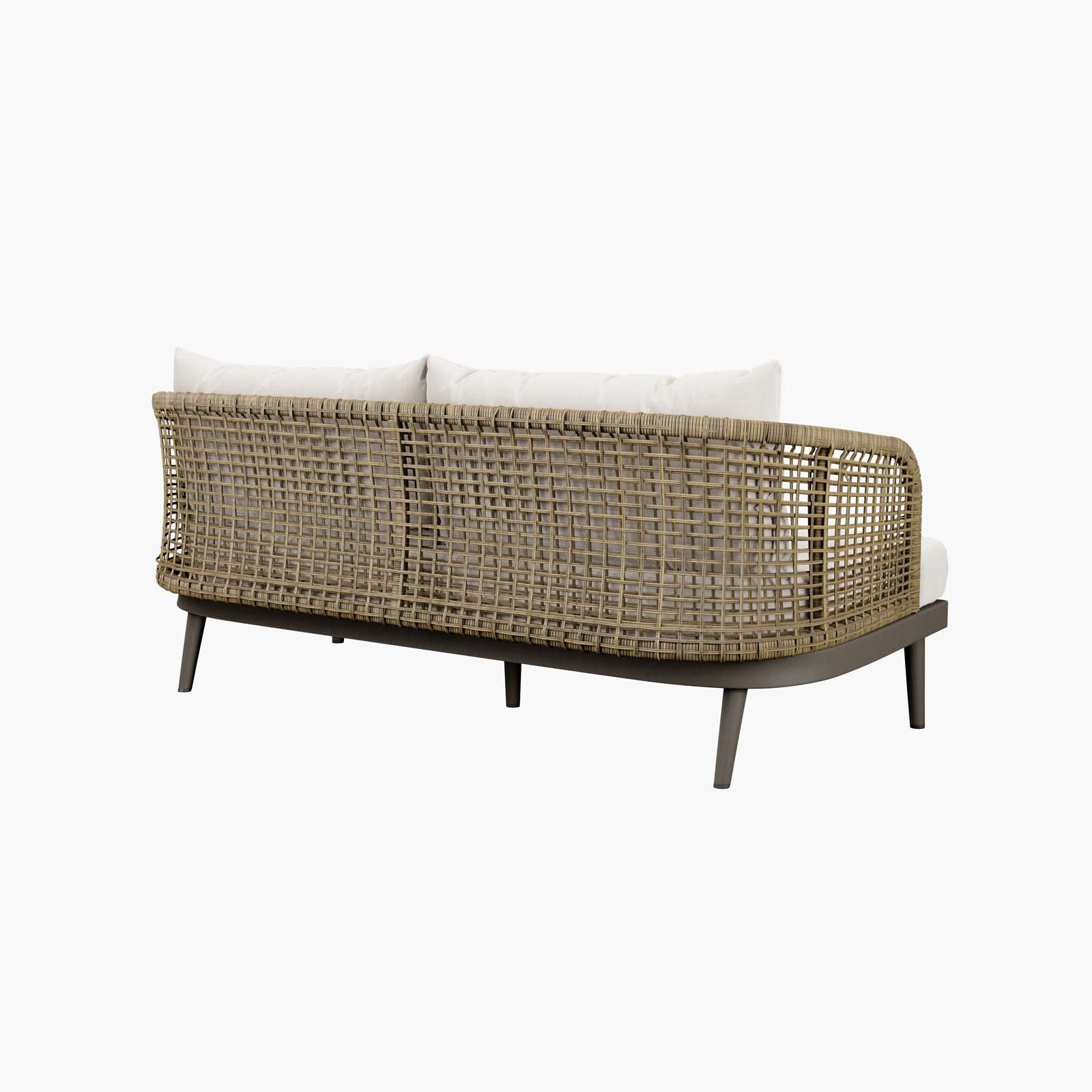 Modway Outdoor Sofas - Meadow Outdoor Patio Sofa Natural White