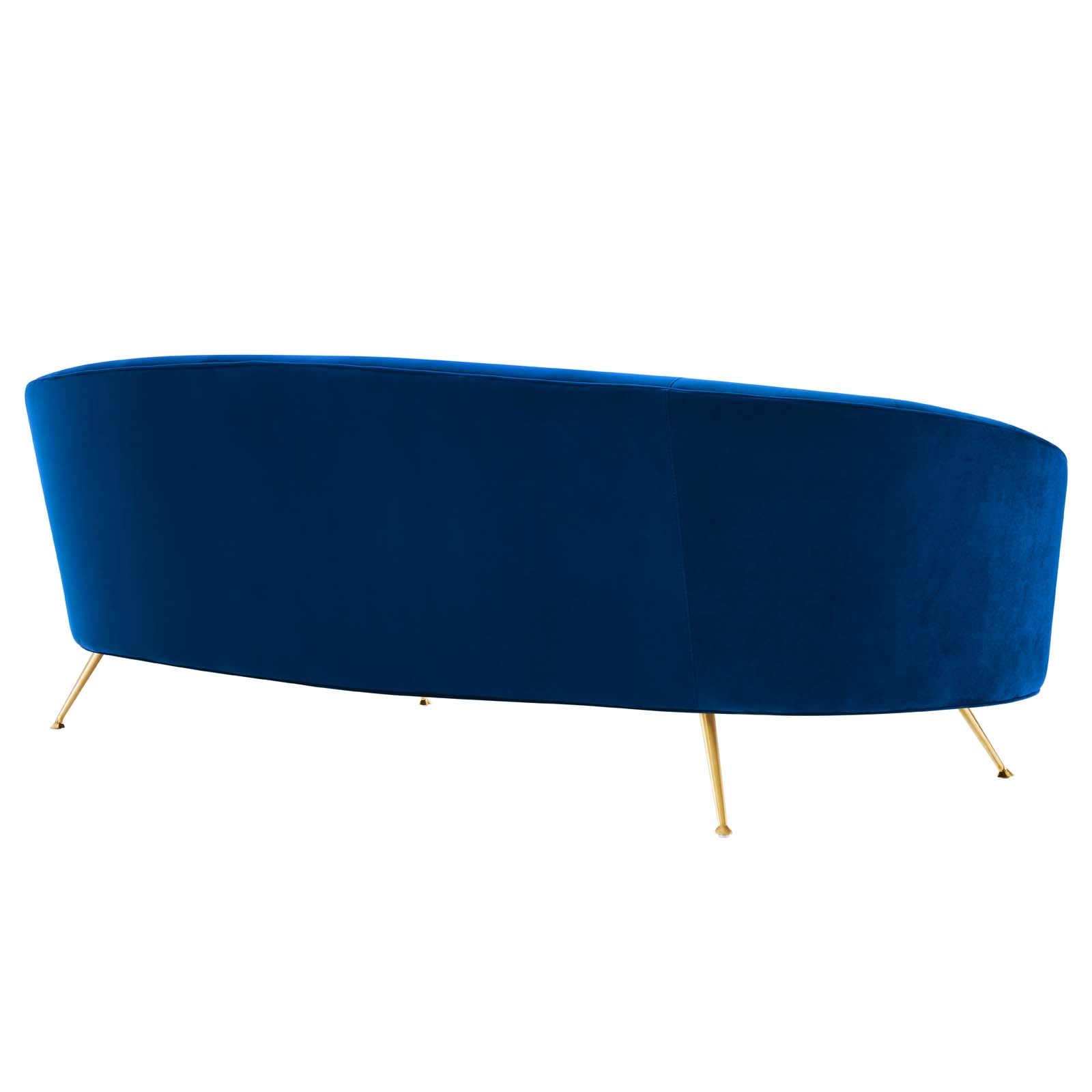 Modway Sofas & Couches - Marchesa Upholstered Performance Velvet Sofa Navy