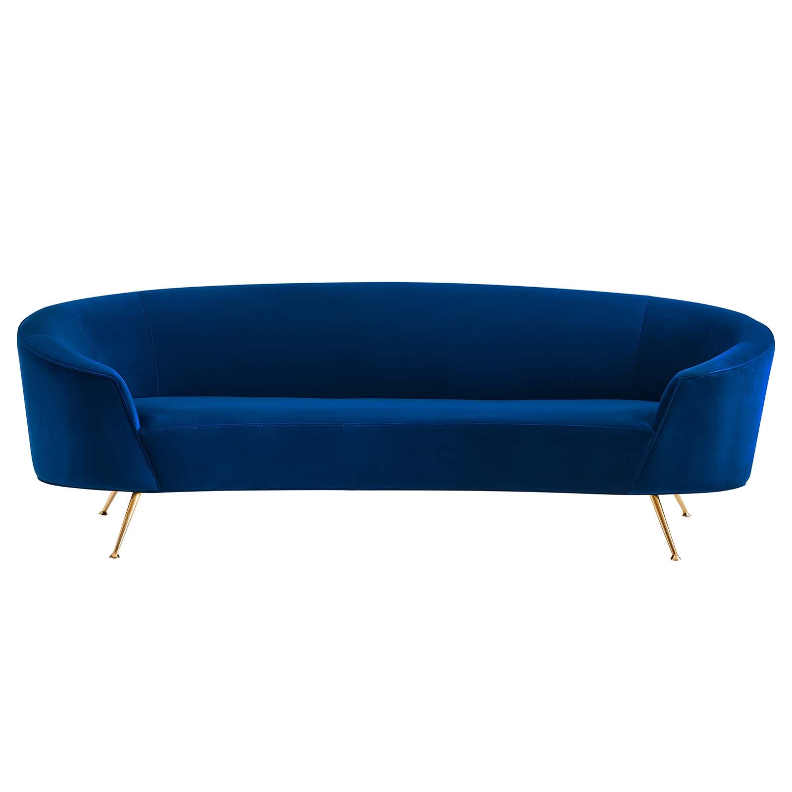 Modway Sofas & Couches - Marchesa Upholstered Performance Velvet Sofa Navy