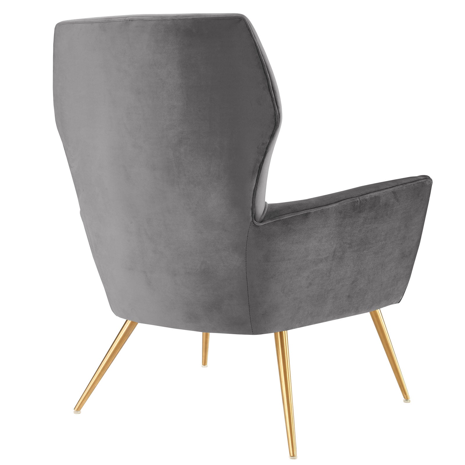 Modway Accent Chairs - Renata-Button-Tufted-Performance-Velvet-Armchair-Gray
