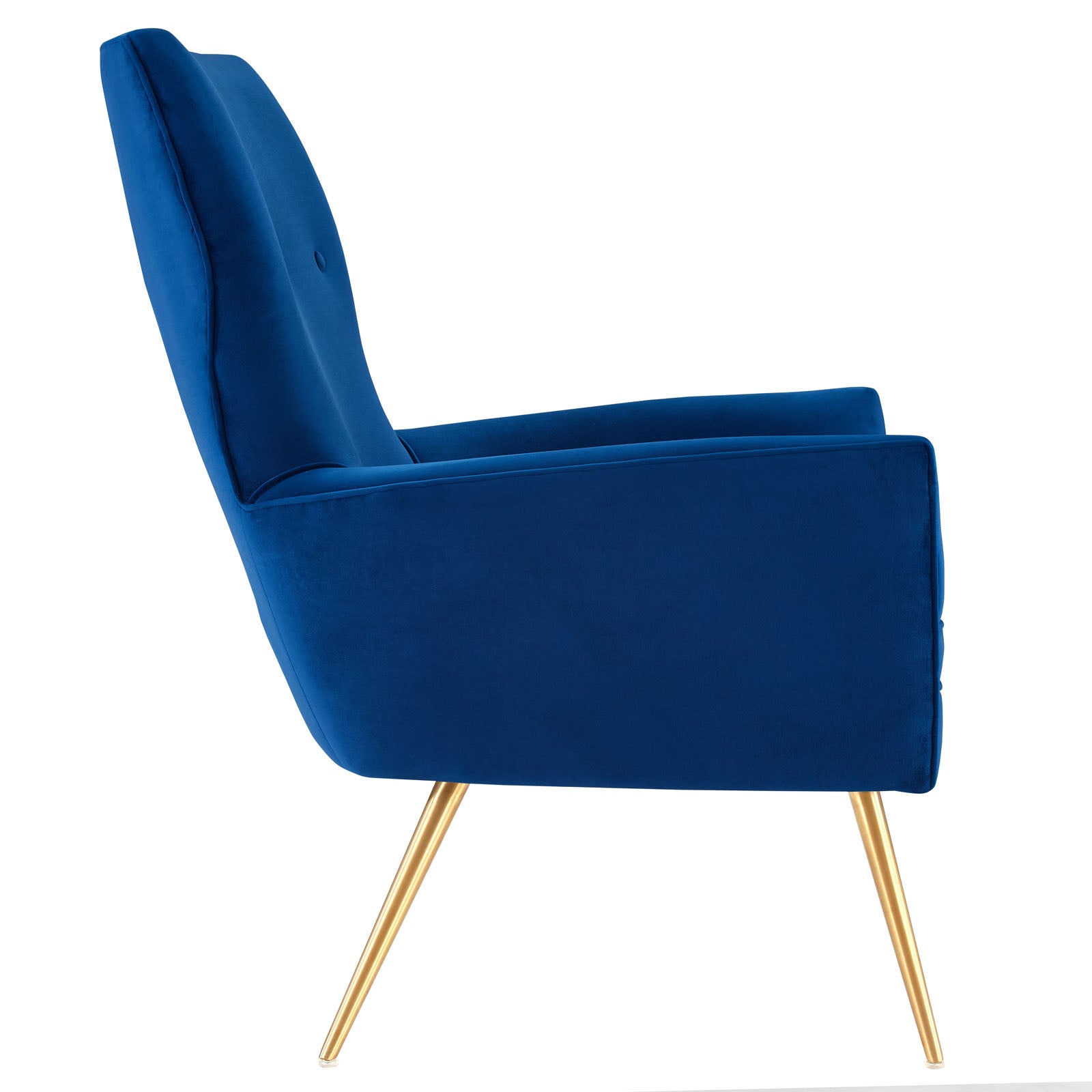 Modway Accent Chairs - Renata-Button-Tufted-Performance-Velvet-Armchair-Navy