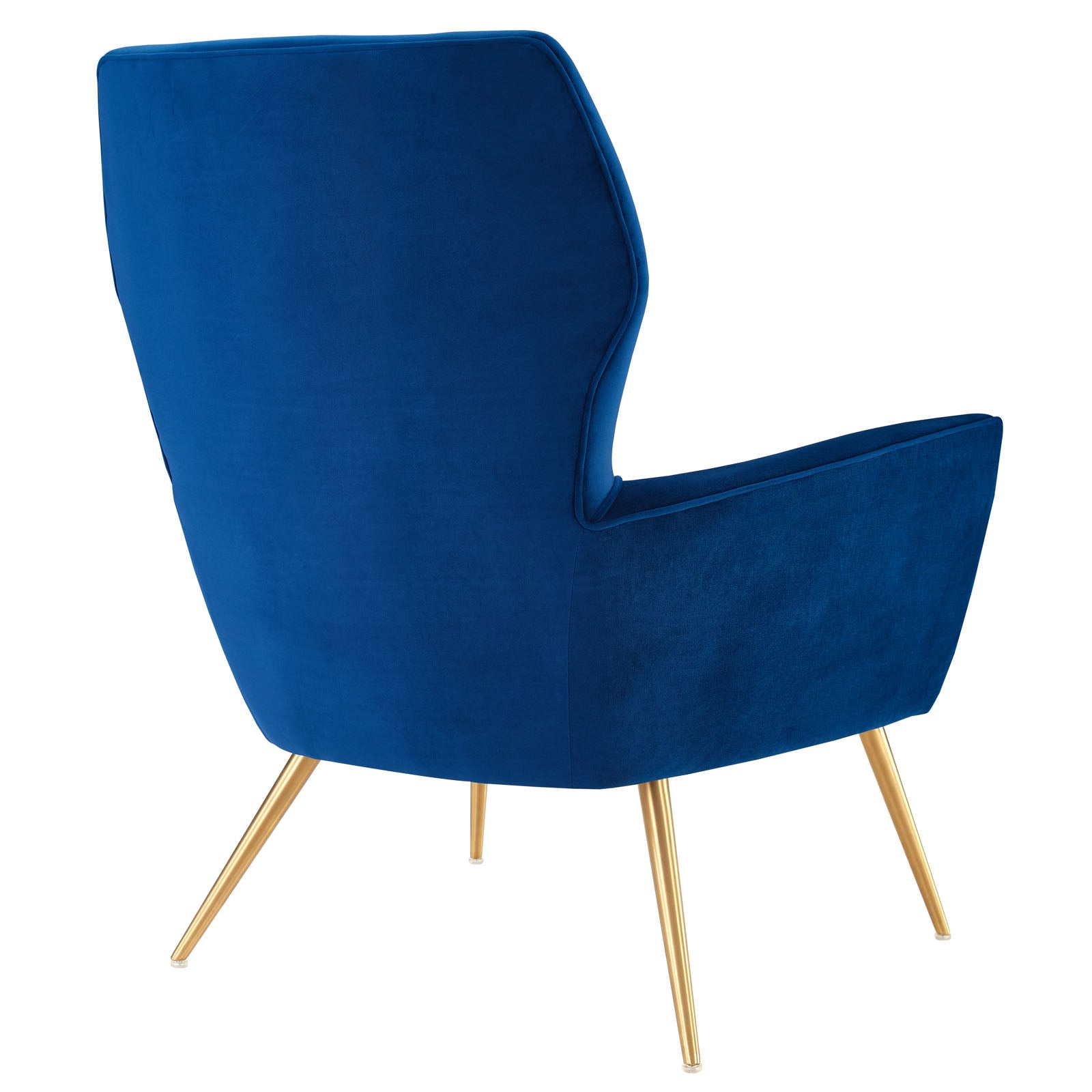 Modway Accent Chairs - Renata-Button-Tufted-Performance-Velvet-Armchair-Navy