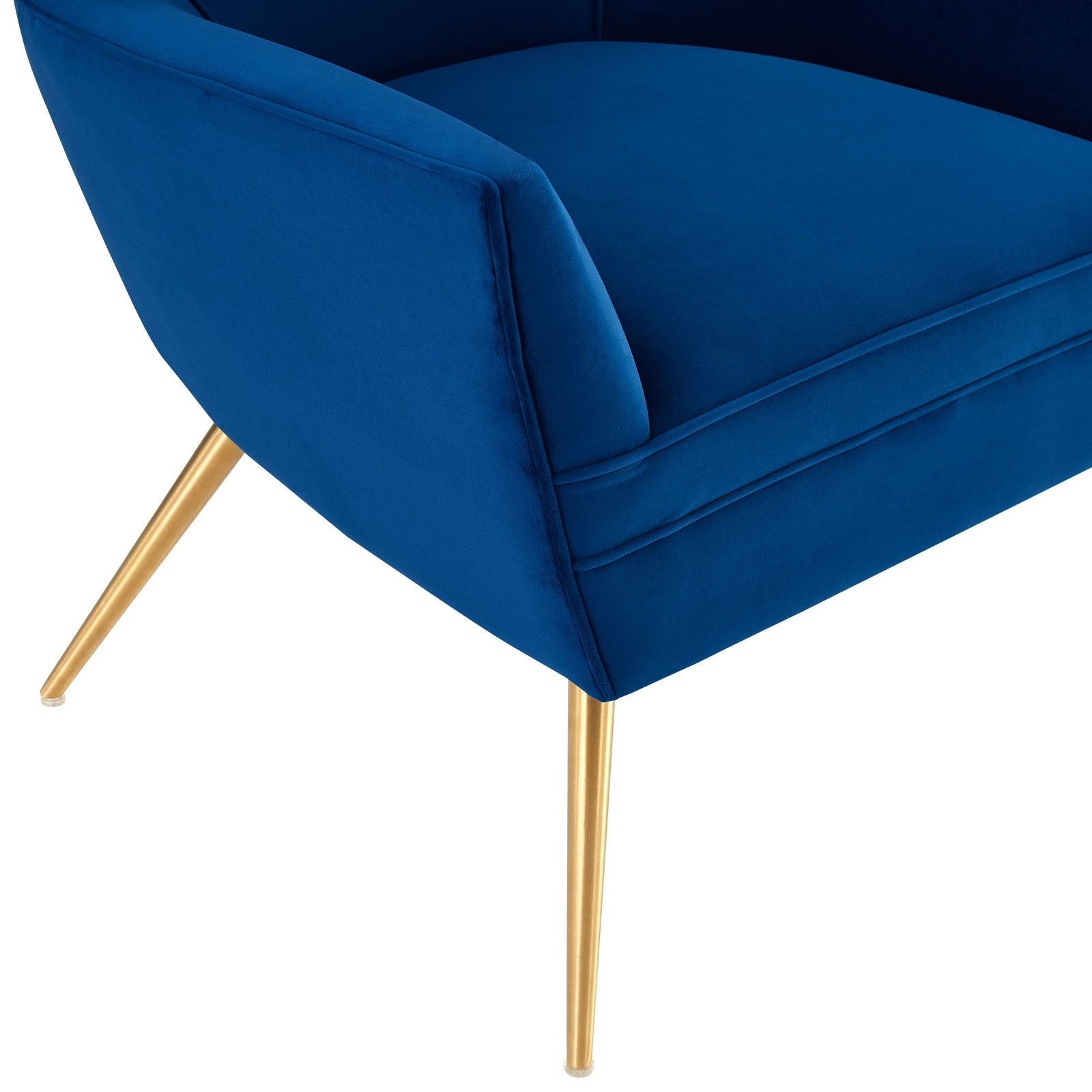 Modway Accent Chairs - Renata-Button-Tufted-Performance-Velvet-Armchair-Navy