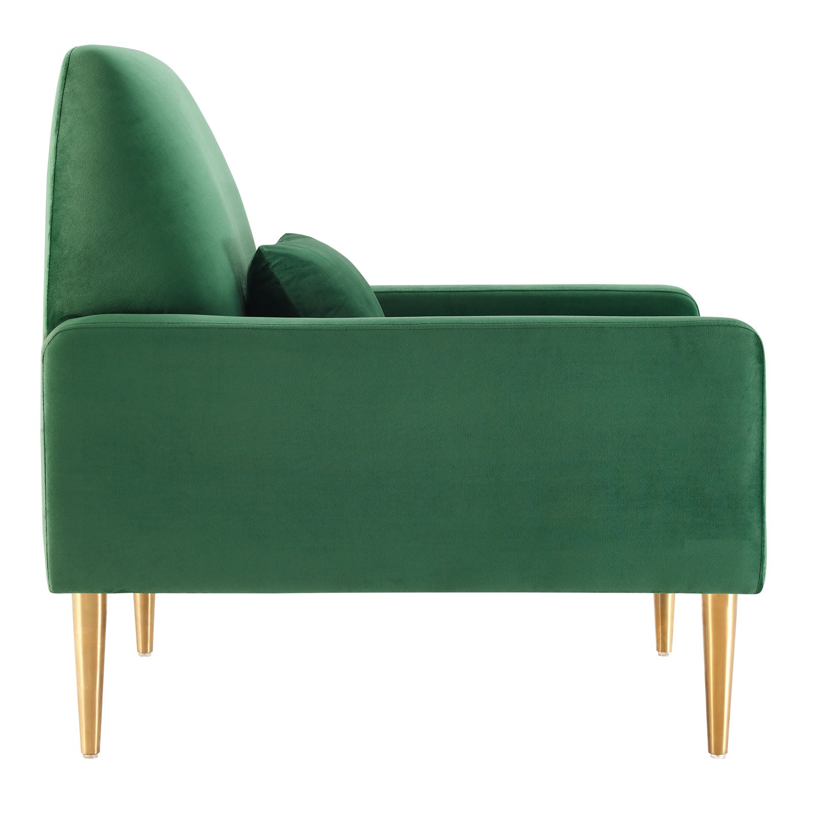 Modway Accent Chairs - Liliana-Performance-Velvet-Armchair-Emerald