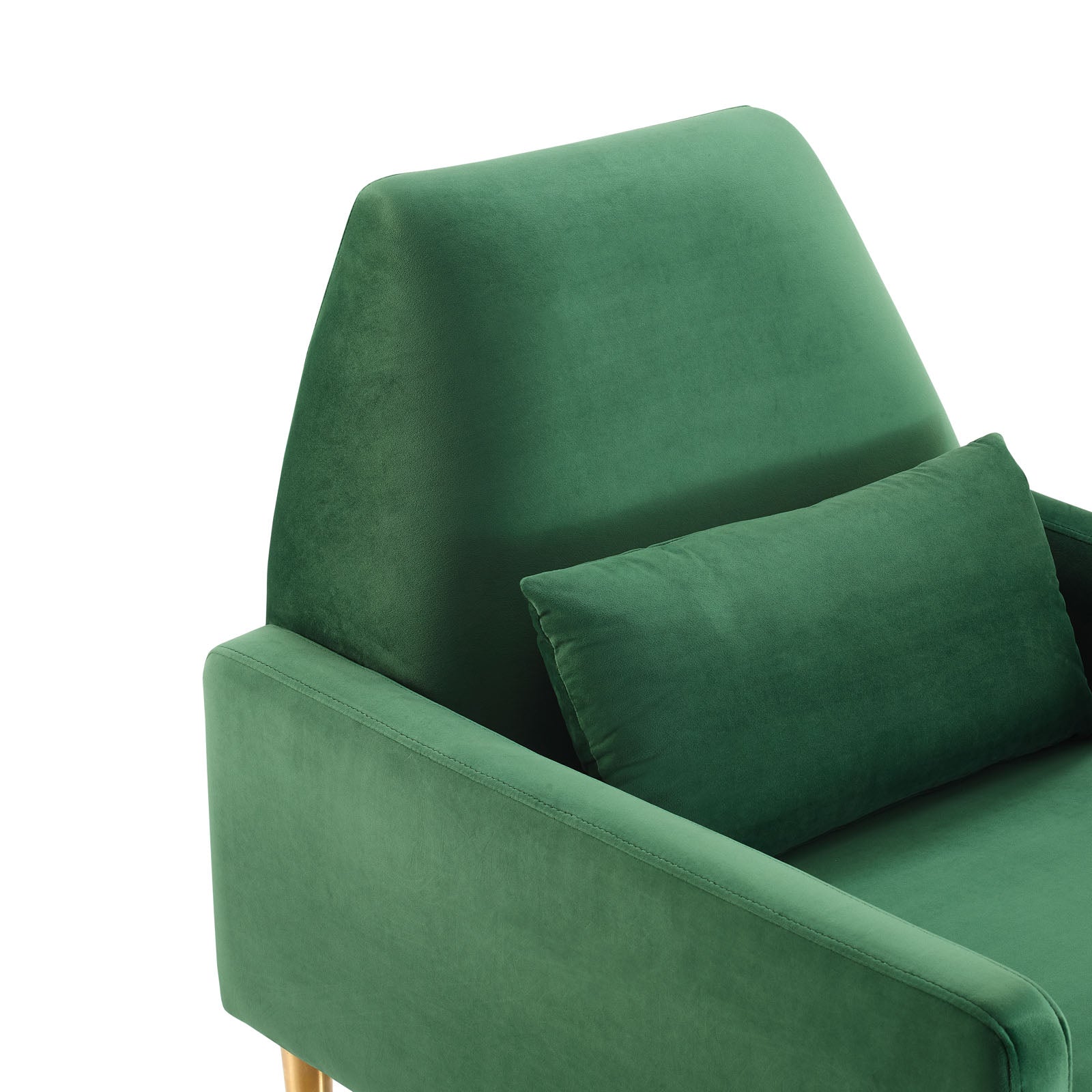 Modway Accent Chairs - Liliana-Performance-Velvet-Armchair-Emerald