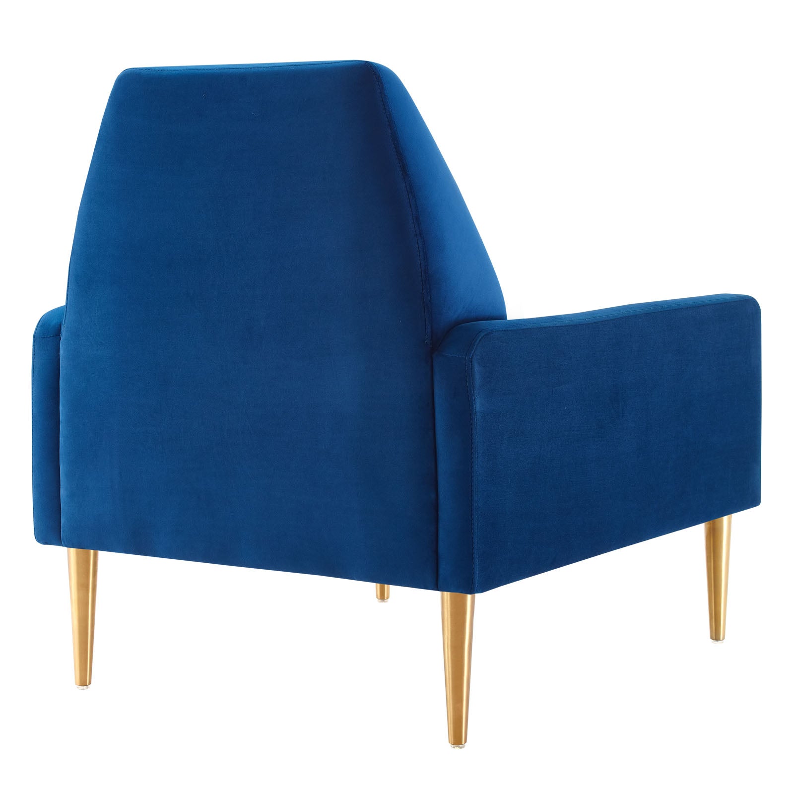 Modway Accent Chairs - Liliana-Performance-Velvet-Armchair-Navy