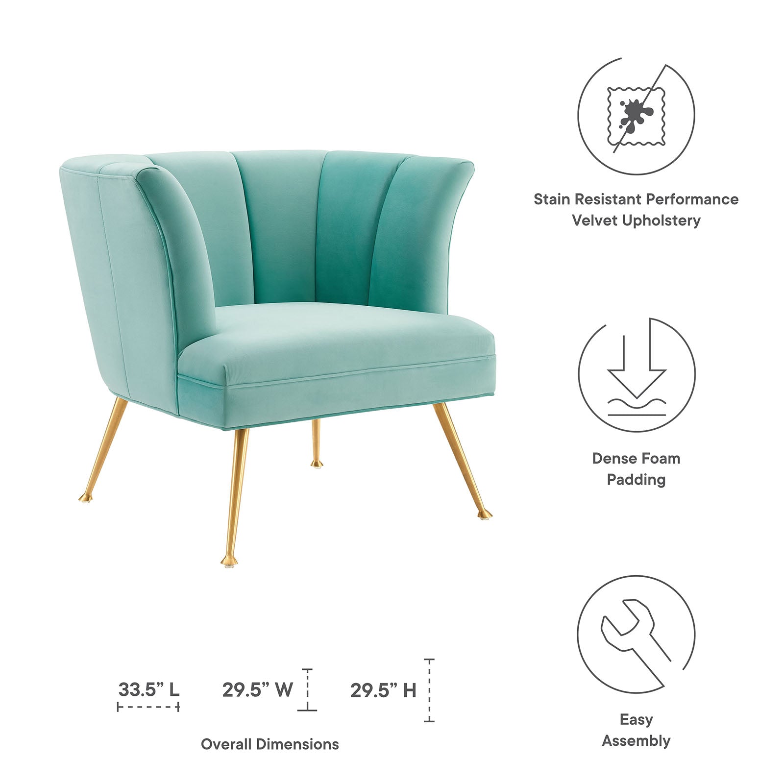 Veronica-Channel-Tufted-Performance-Velvet-Armchair-Mint