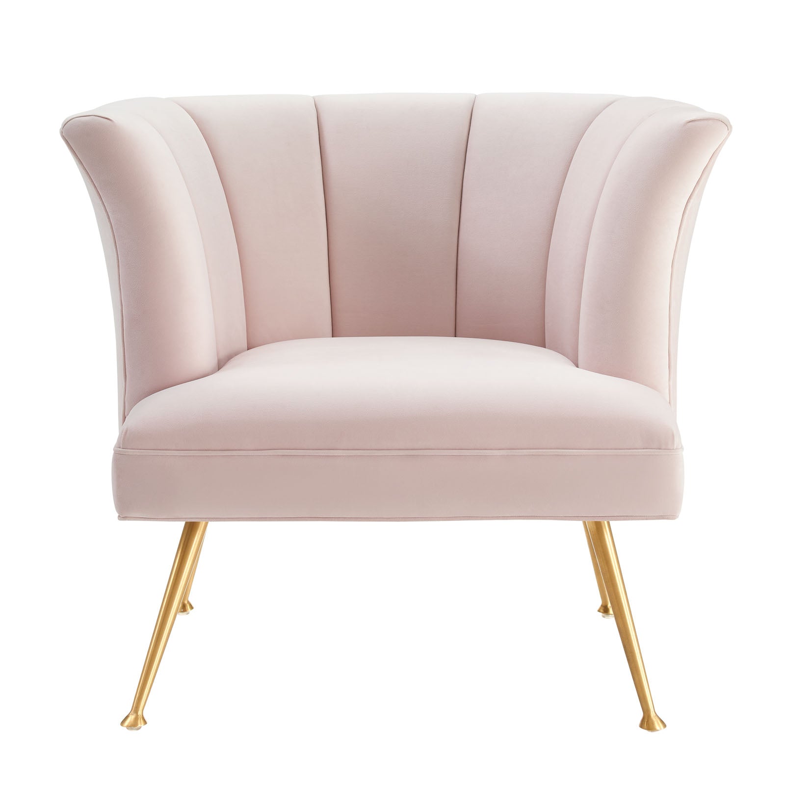 Veronica-Channel-Tufted-Performance-Velvet-Armchair-Pink