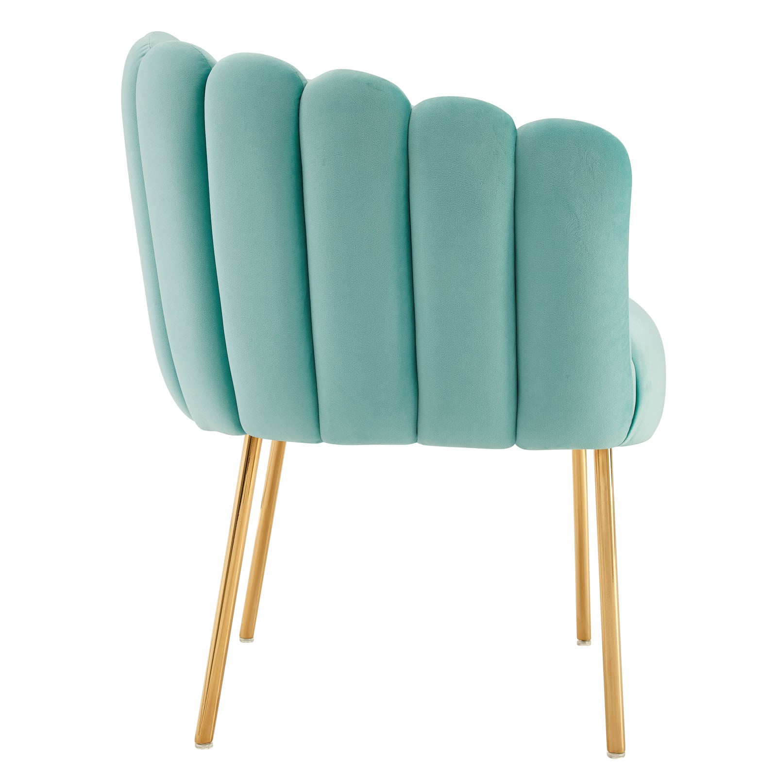 Modway Accent Chairs - Sanna-Channel-Tufted-Performance-Velvet-Armchair-Mint