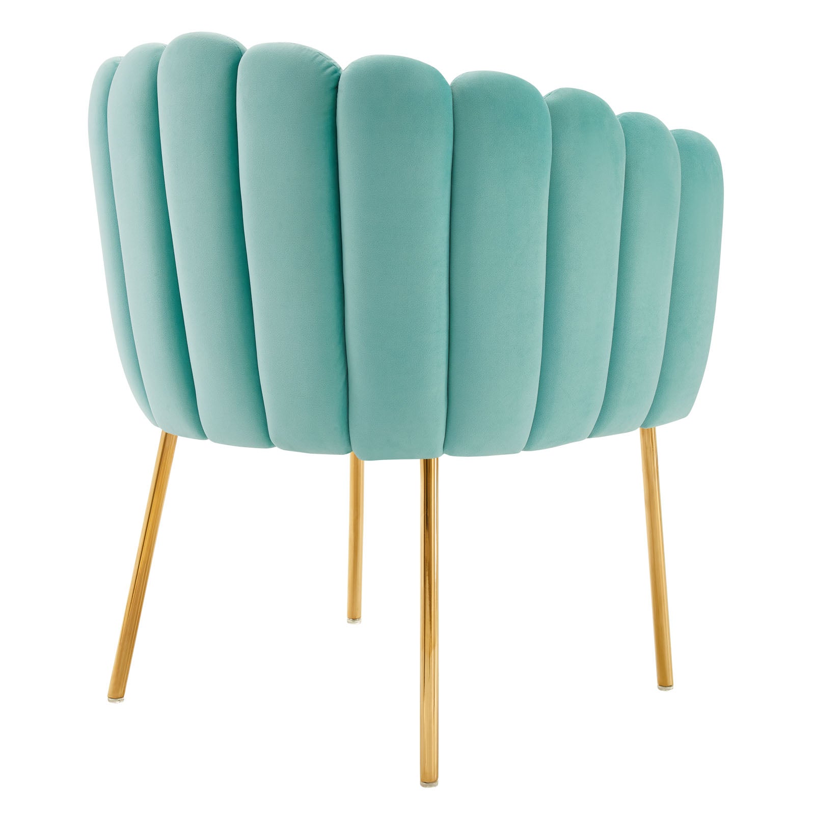 Modway Accent Chairs - Sanna-Channel-Tufted-Performance-Velvet-Armchair-Mint