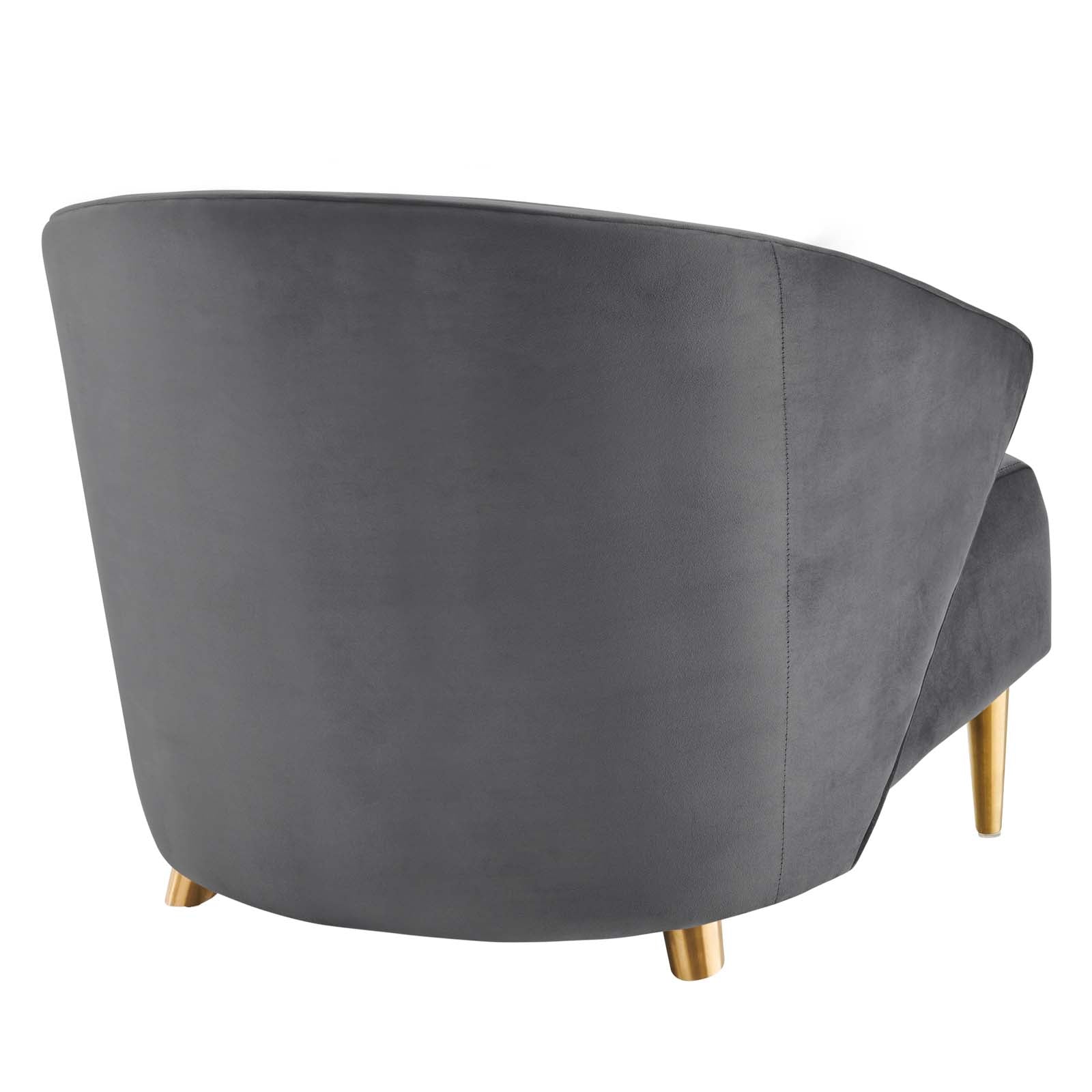 Modway Accent Chairs - Odyssey Performance Velvet Armchair Gray