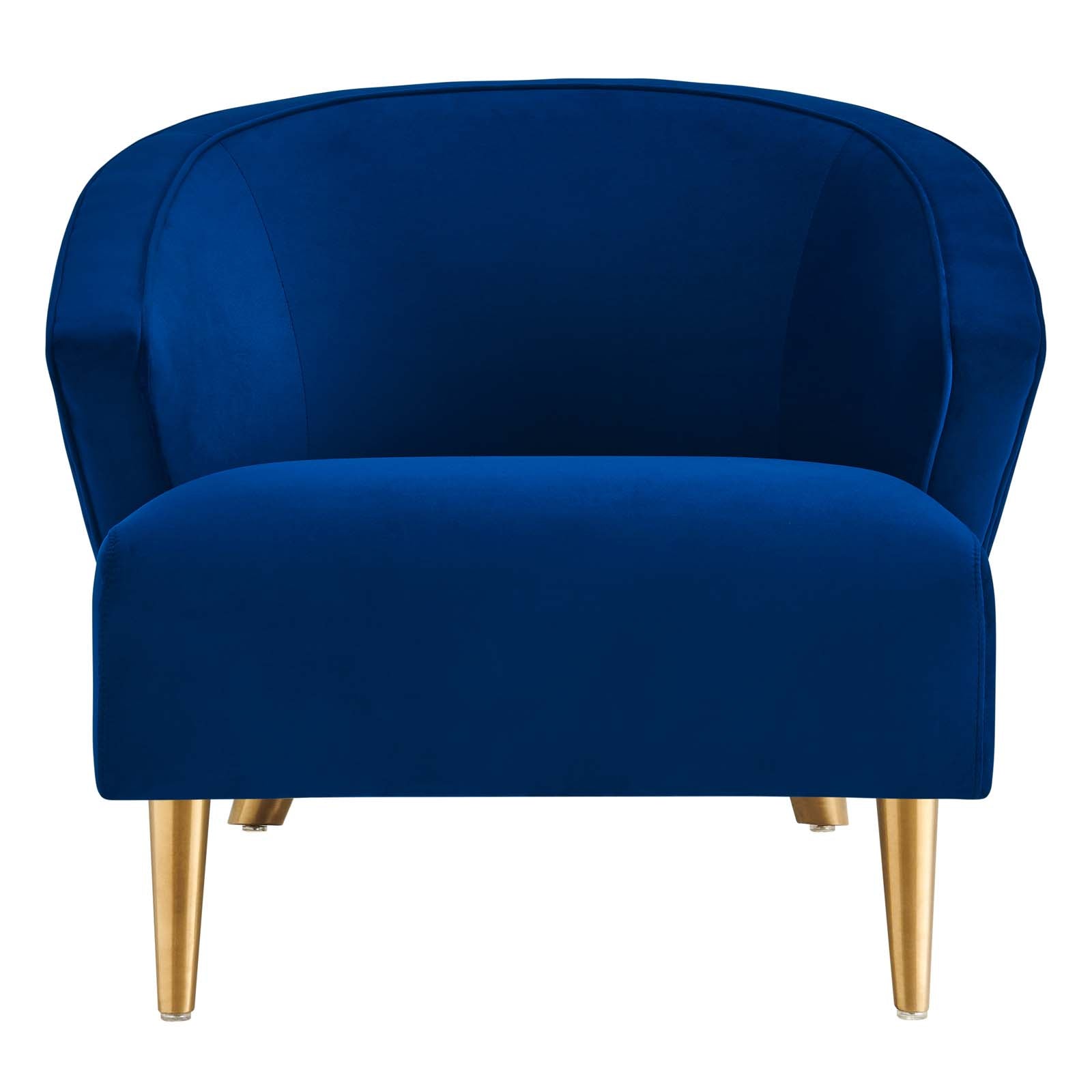 Modway Accent Chairs - Odyssey Performance Velvet Armchair Navy