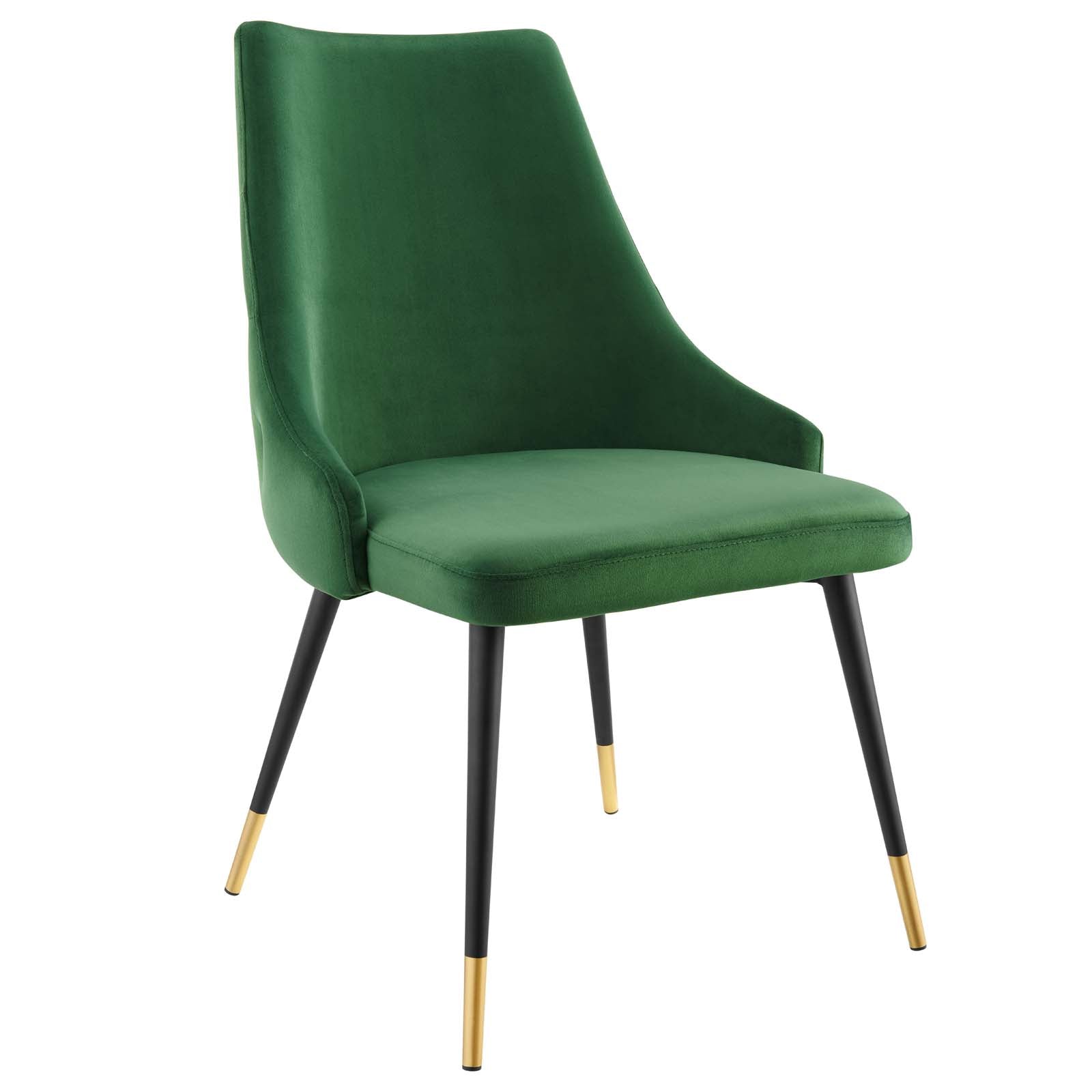 Modway Dining Chairs - Adorn Dining Side Chair Performance Velvet ( Set of 2 ) Emerald