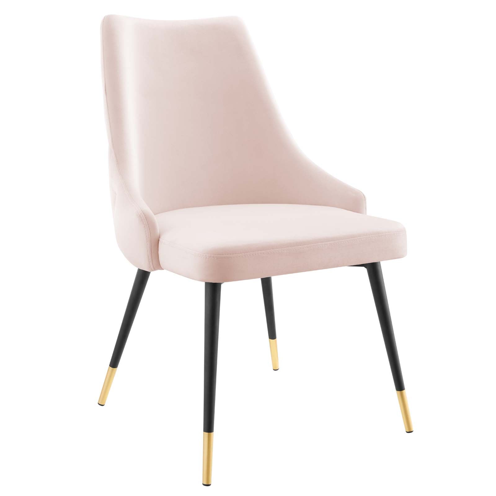 Modway Dining Chairs - Adorn Dining Side Chair Performance Velvet Pink (Set of 2)